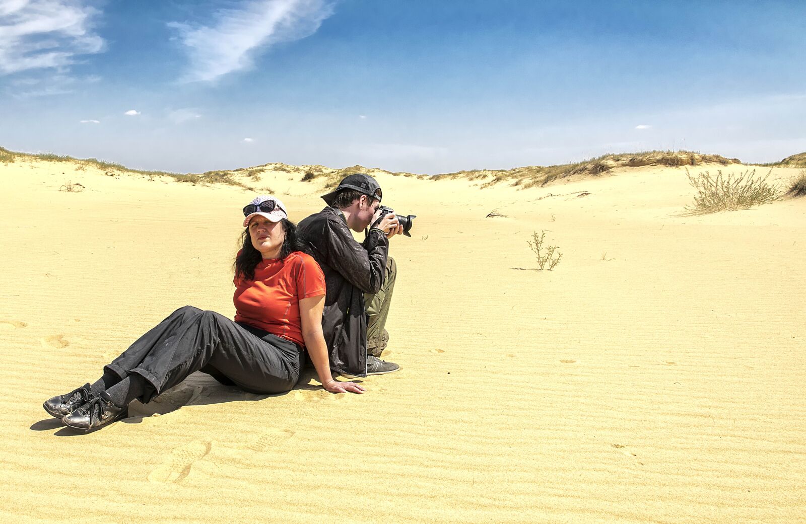 Nikon D5300 sample photo. Desert, sand, blue sky photography