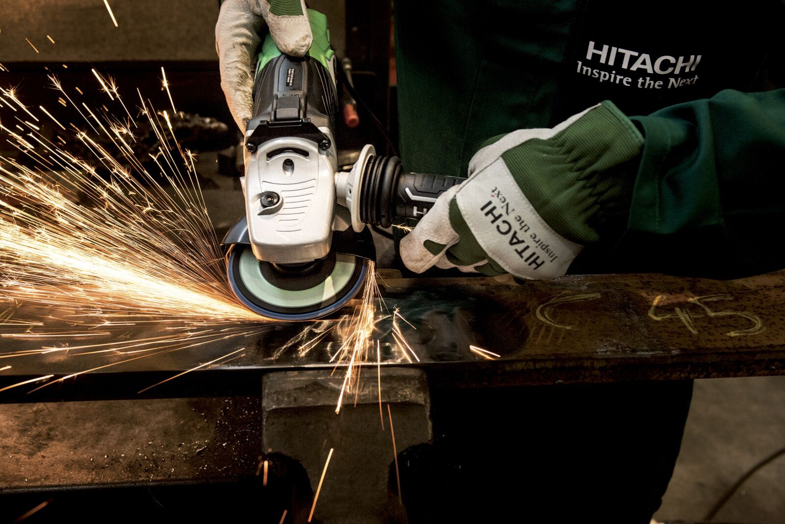 Nikon D800 sample photo. Grinder, hitachi, power tool photography