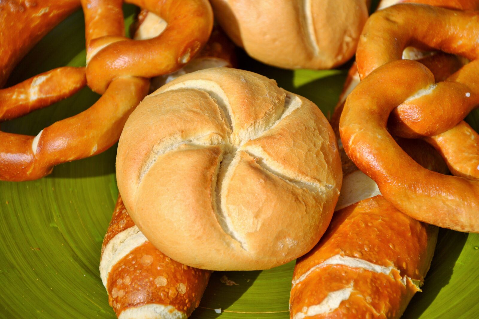 Nikon D3200 sample photo. Roll, pretzels, baked goods photography