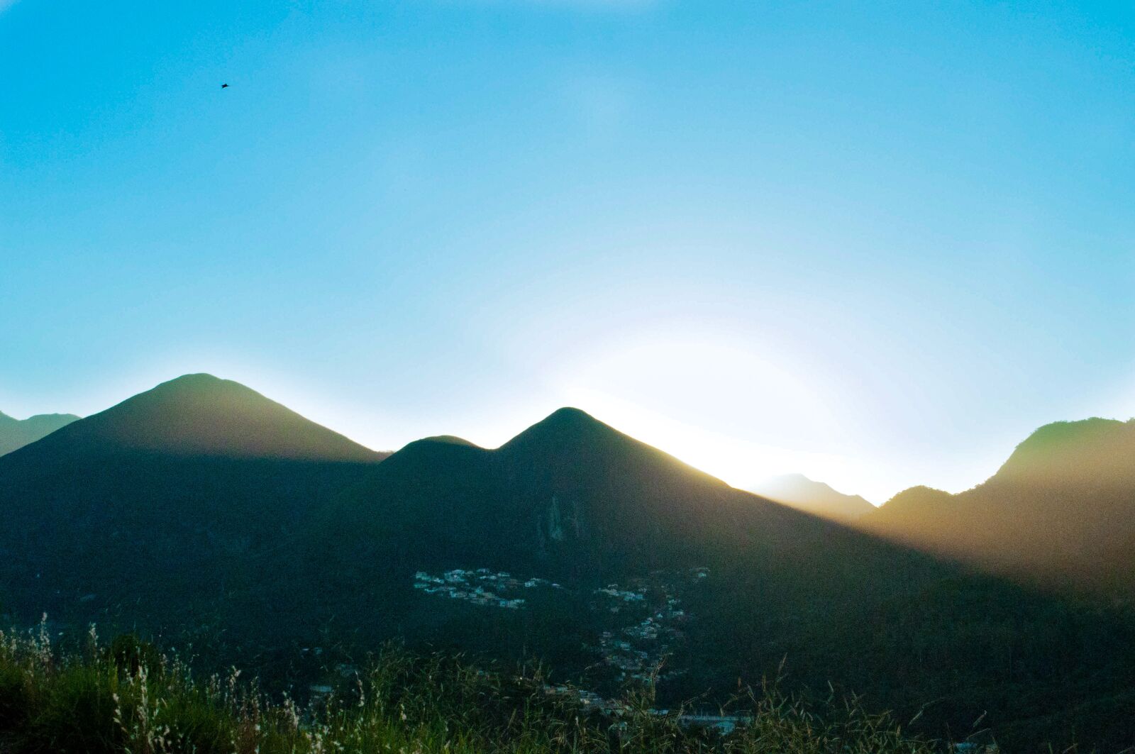 Nikon D5000 sample photo. Mountain, sun, nova friburgo photography