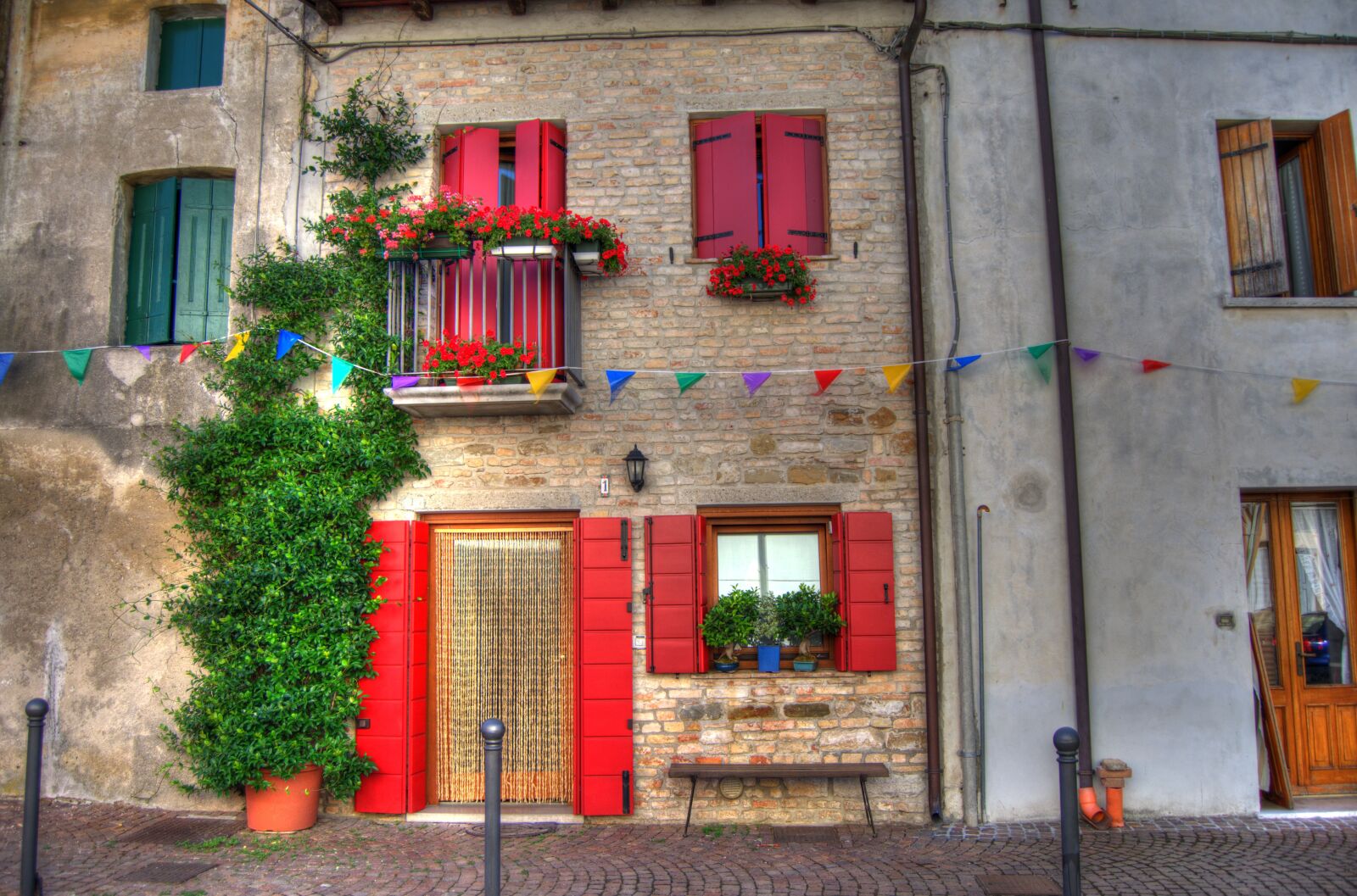 Nikon D5100 sample photo. Windows, red, green photography