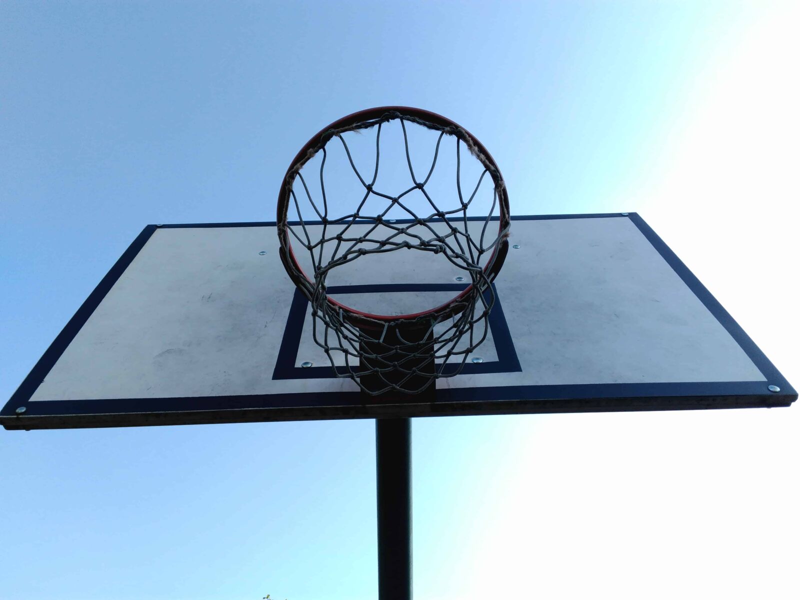 Lenovo S60-A sample photo. Backboard, basketball, blue sky photography