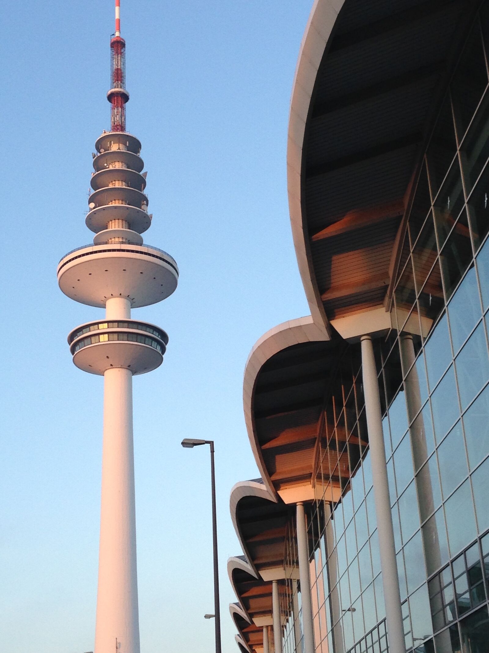 iPhone 5 back camera 4.12mm f/2.4 sample photo. Tv tower, hamburg, fair photography