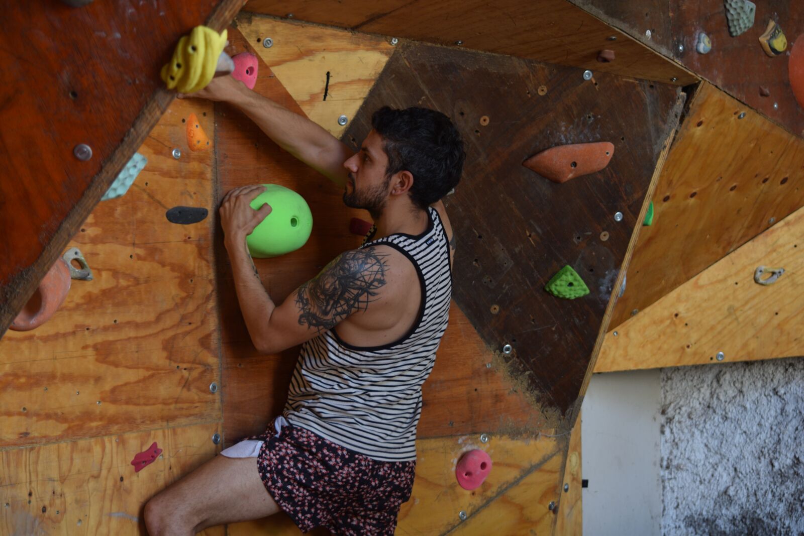 Nikon D3300 sample photo. Escalation, boulder, wall photography