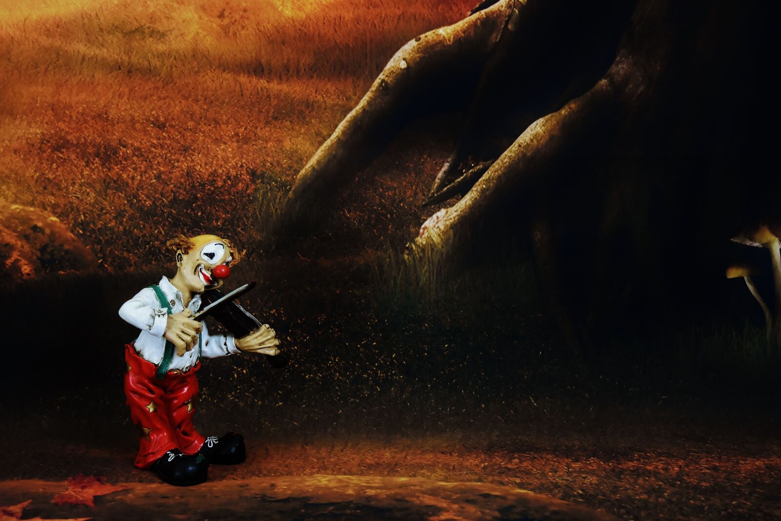 Nikon D7200 sample photo. Clown, funny, music photography