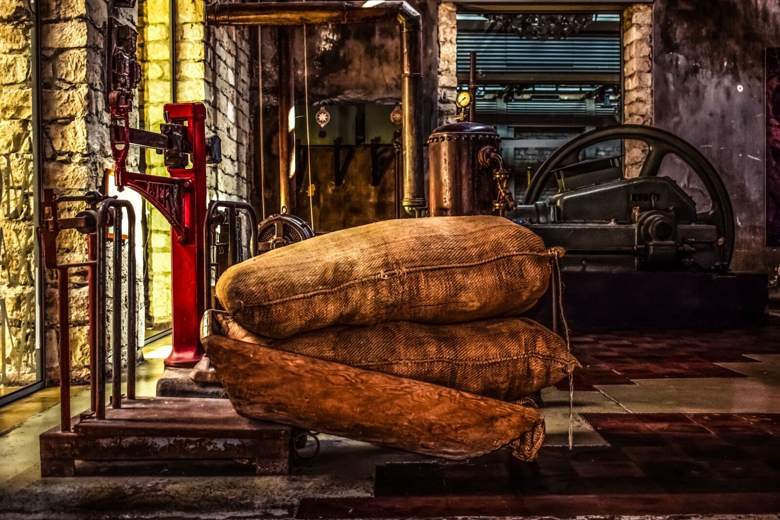 Nikon D3300 sample photo. Carob mill museum, equipment photography