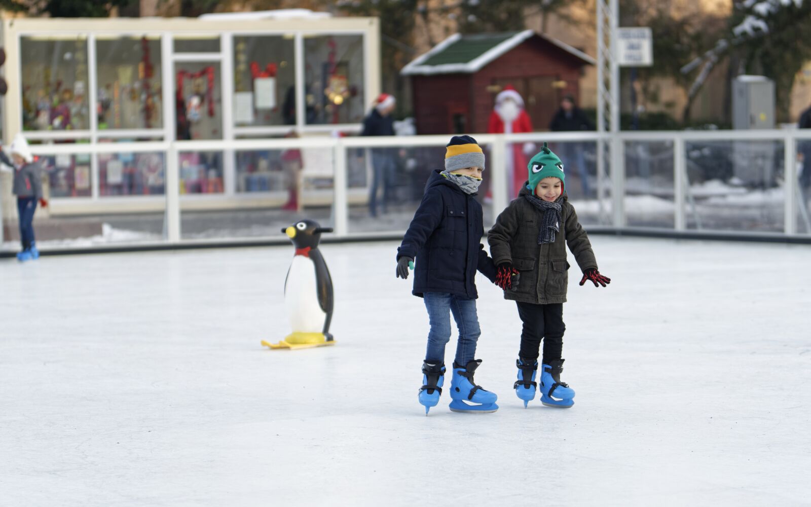 Nikon D5300 sample photo. Kids, the rink, skating photography