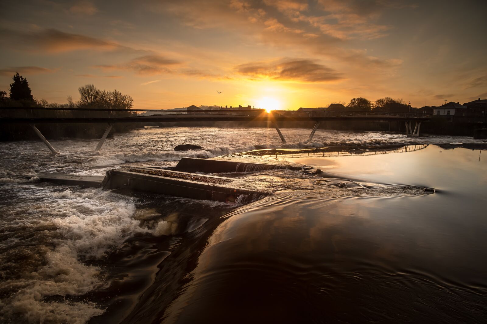 Fujifilm X-T2 sample photo. Millenium bridge, castleford, yorkshire photography