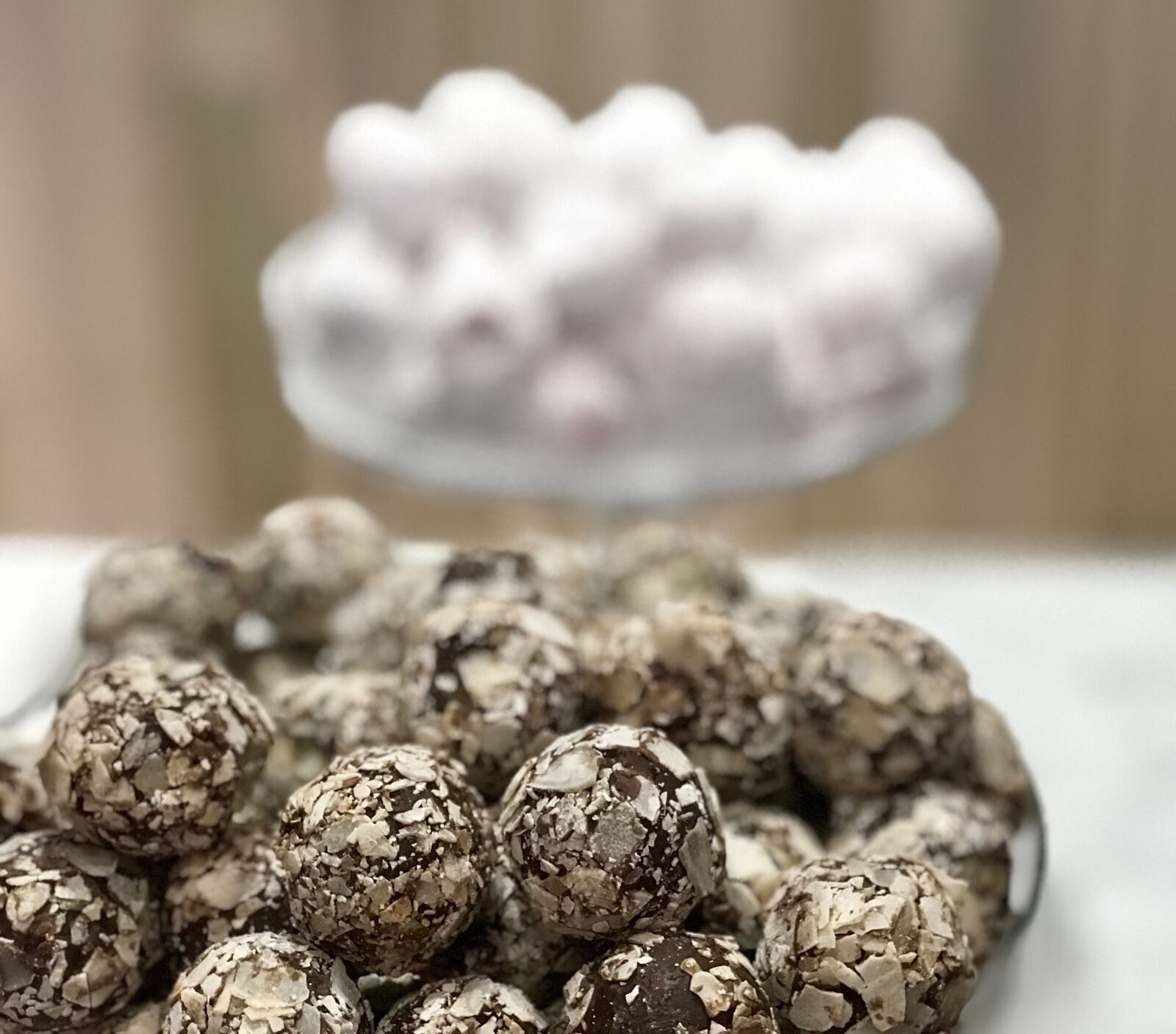 iPhone 7 Plus back dual camera 6.6mm f/2.8 sample photo. Truffles, chocolate, chocolatier photography