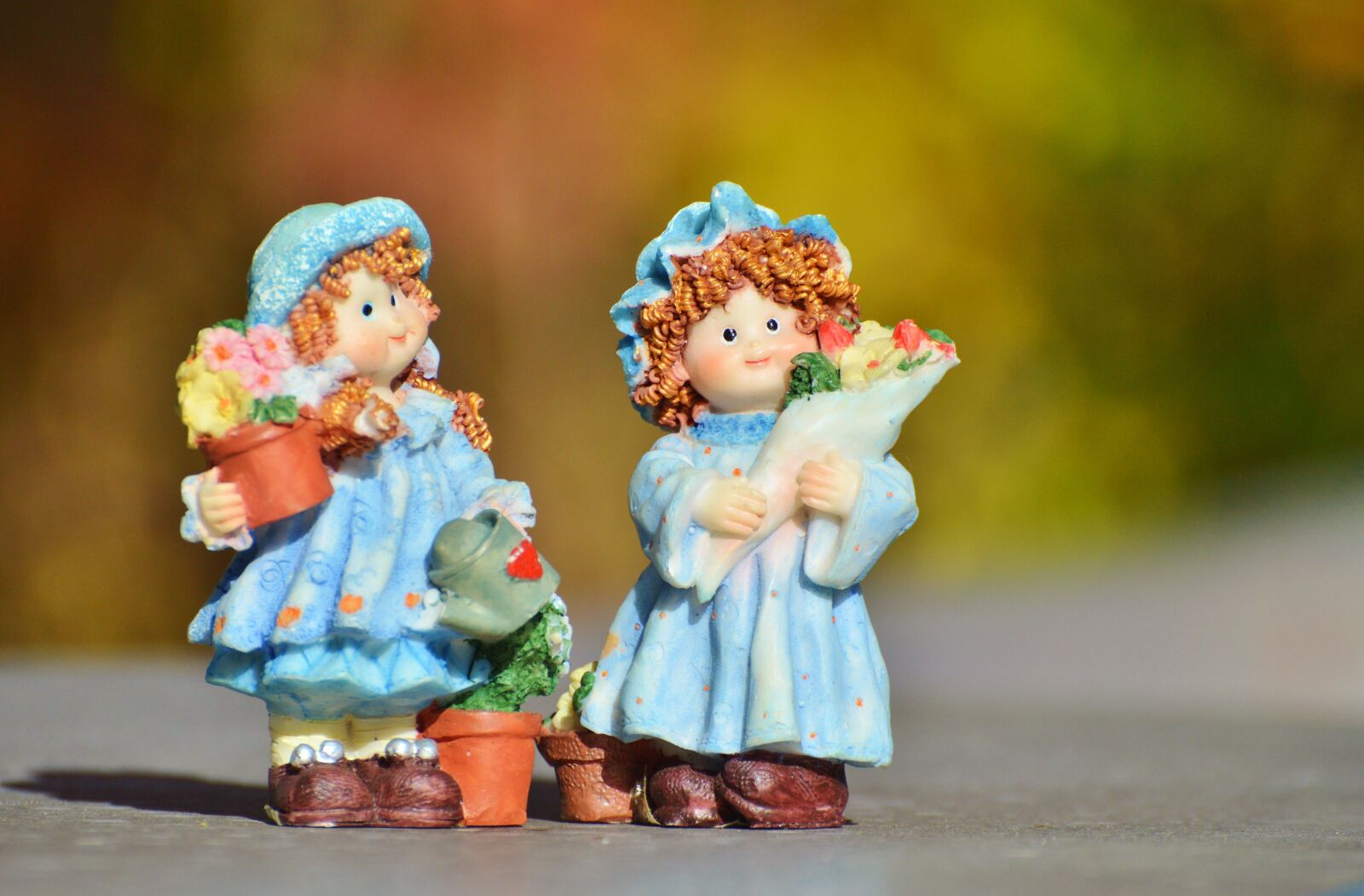 Nikon D3200 sample photo. Girl, doll, gardener photography