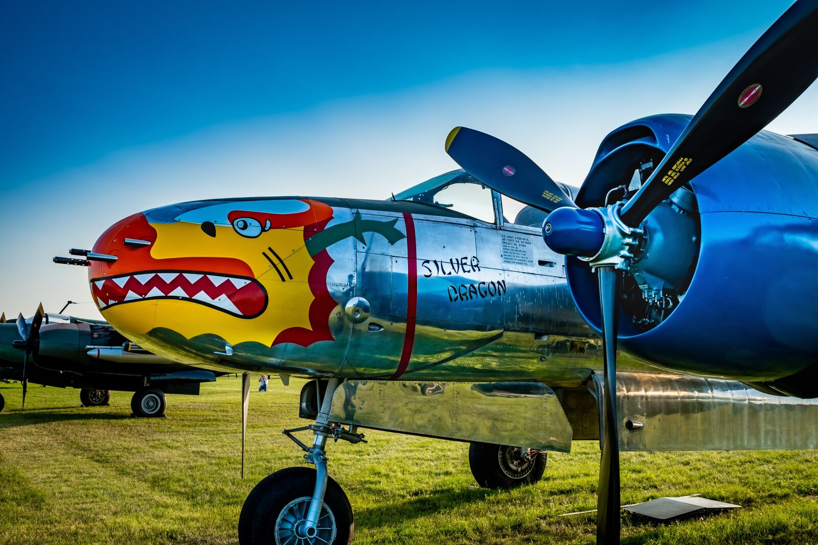 Nikon D500 + Tamron SP 24-70mm F2.8 Di VC USD sample photo. Bomber, aircraft, nose art photography