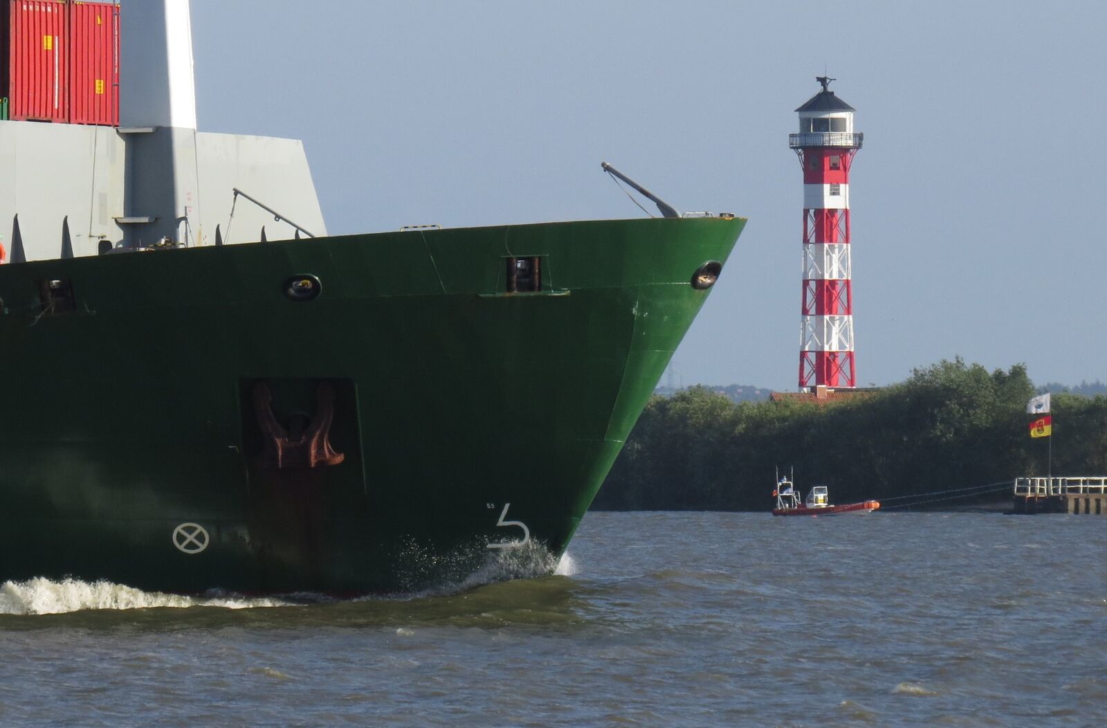 Canon PowerShot SX50 HS sample photo. Ship, container, elbe photography