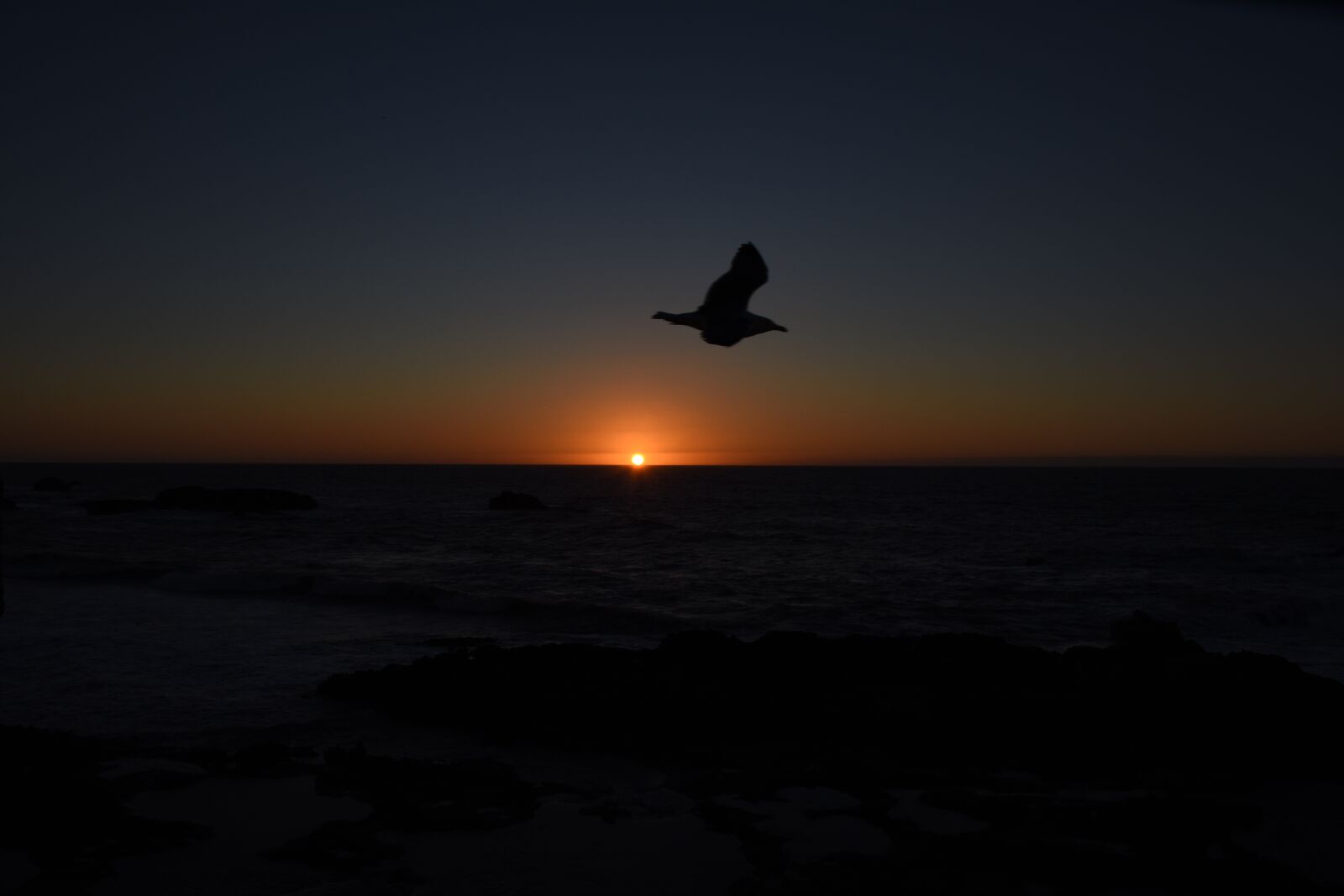 Nikon D7200 sample photo. Sunset, sun, sea photography