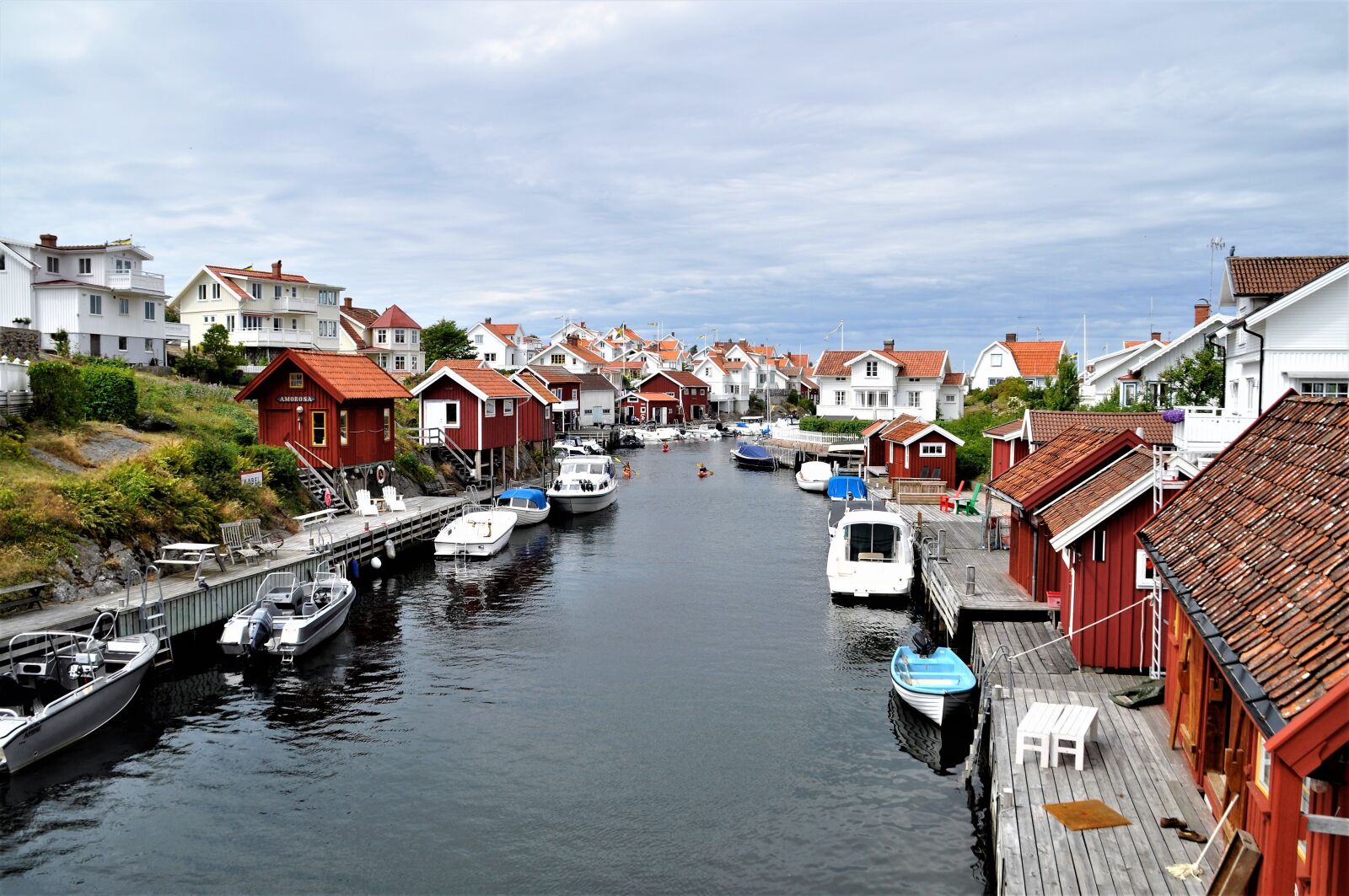 Nikon D5000 sample photo. Sweden, westcoast, boats photography