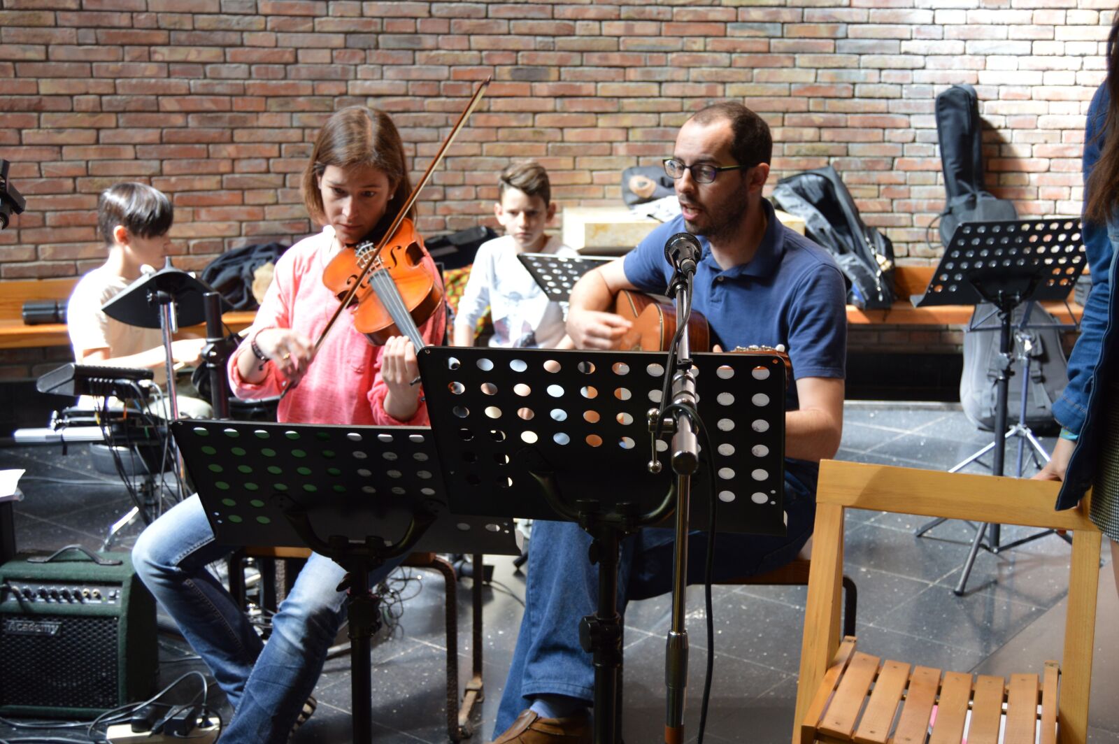 Nikon D3200 sample photo. Music, violin, guitar photography