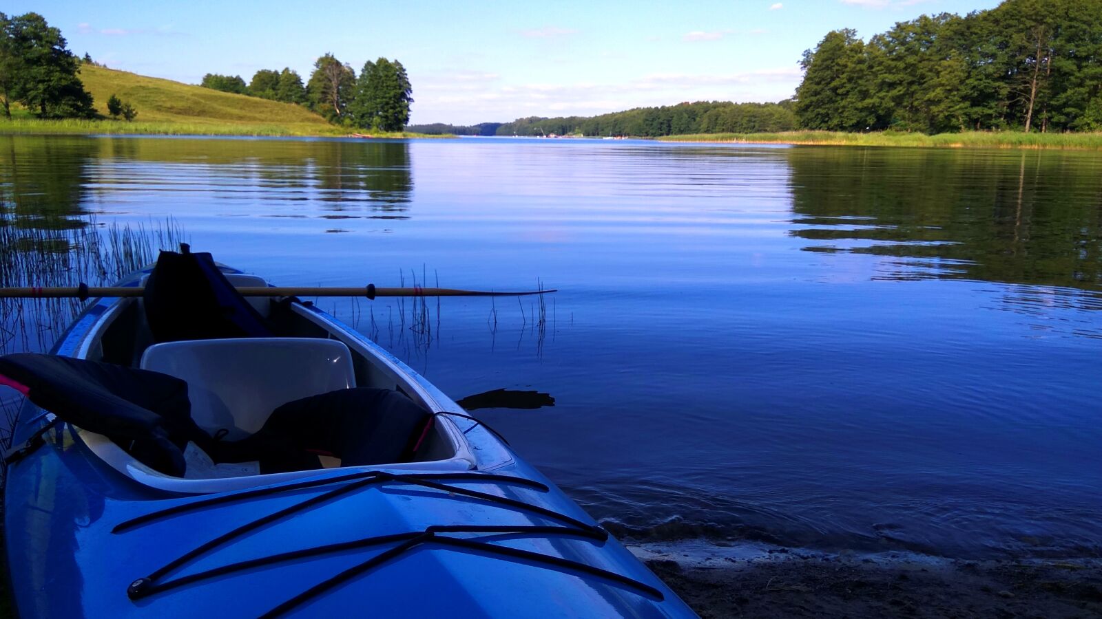 Xiaomi Redmi Note3 sample photo. Lake, kayak, water photography