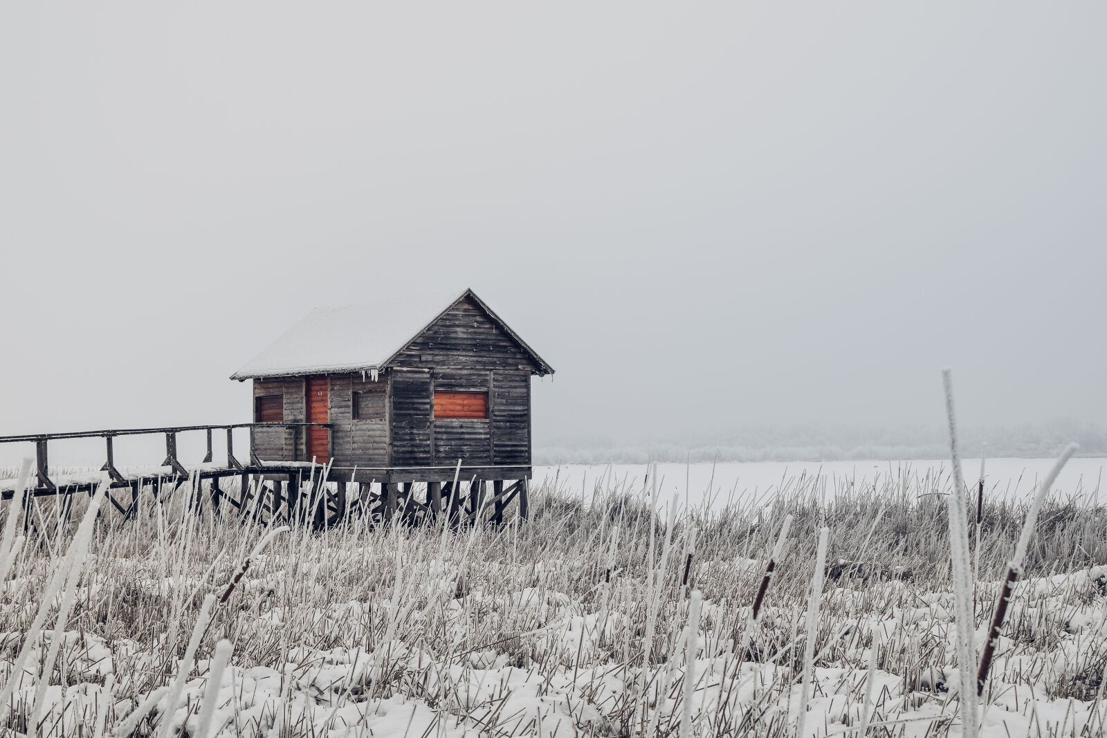 Nikon D3300 sample photo. Agriculture, cabin, clouds, cold photography