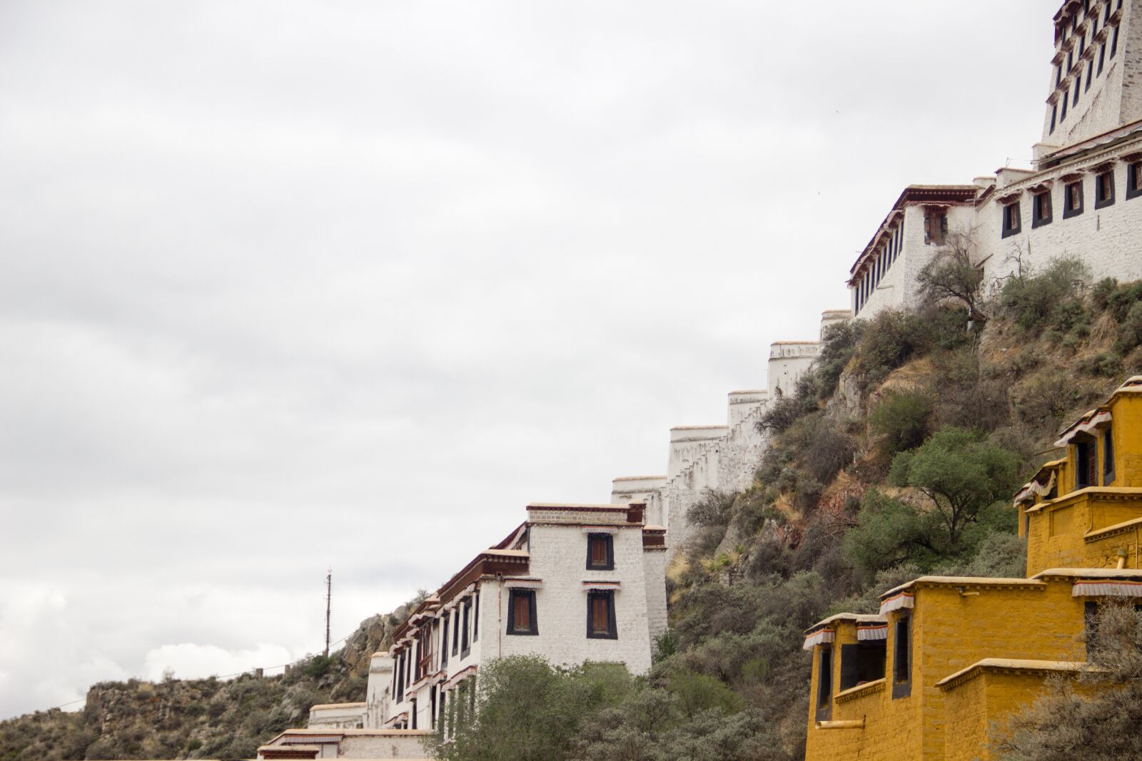Canon EF-S 18-135mm F3.5-5.6 IS sample photo. The potala palace, tibet photography