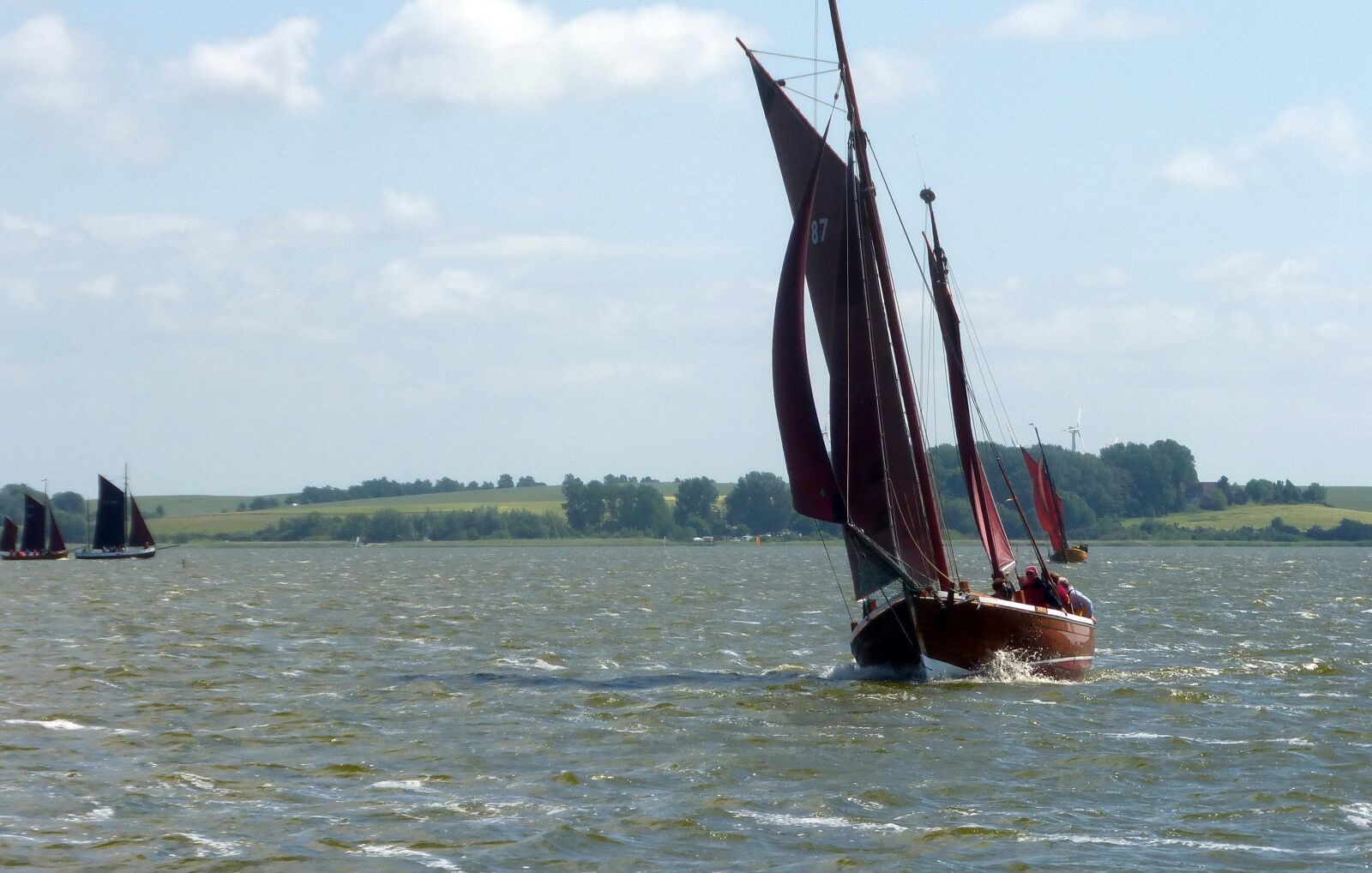 Panasonic DMC-TZ36 sample photo. Zeesboot, barther bodden, fishing photography