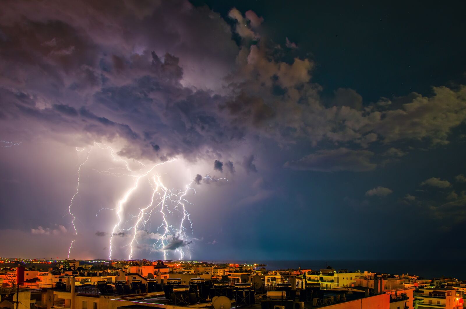 Nikon D7000 sample photo. Storm, thunder, lightning photography