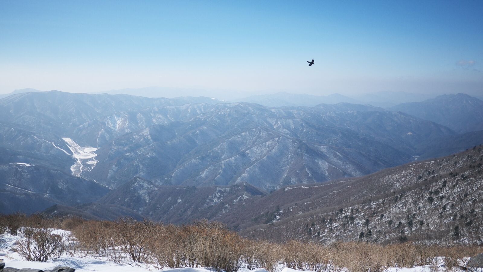 Panasonic Lumix DMC-G7 sample photo. Taebaek, top, mountain photography