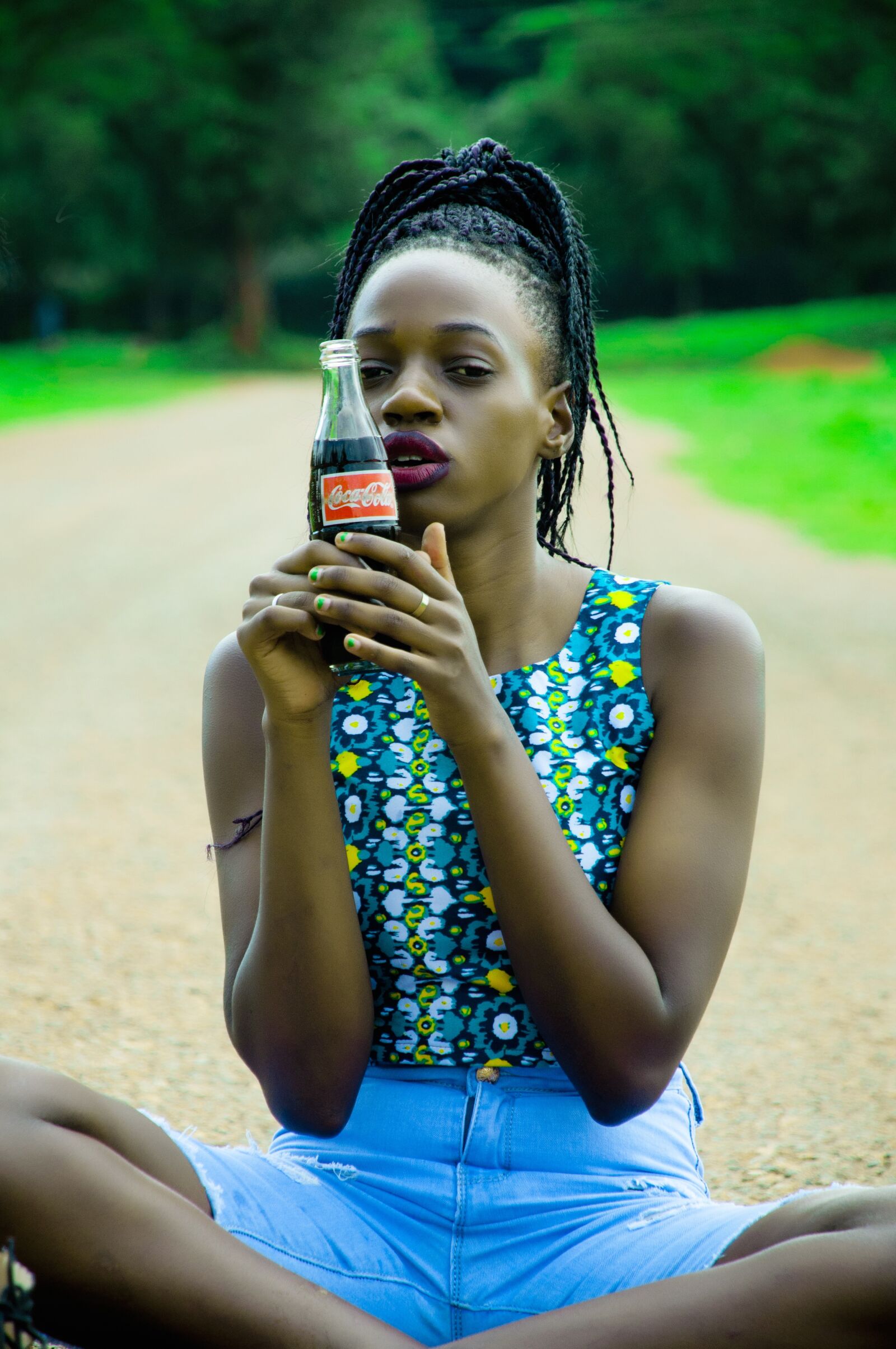 Nikon D90 sample photo. Coke, coca cola, model photography