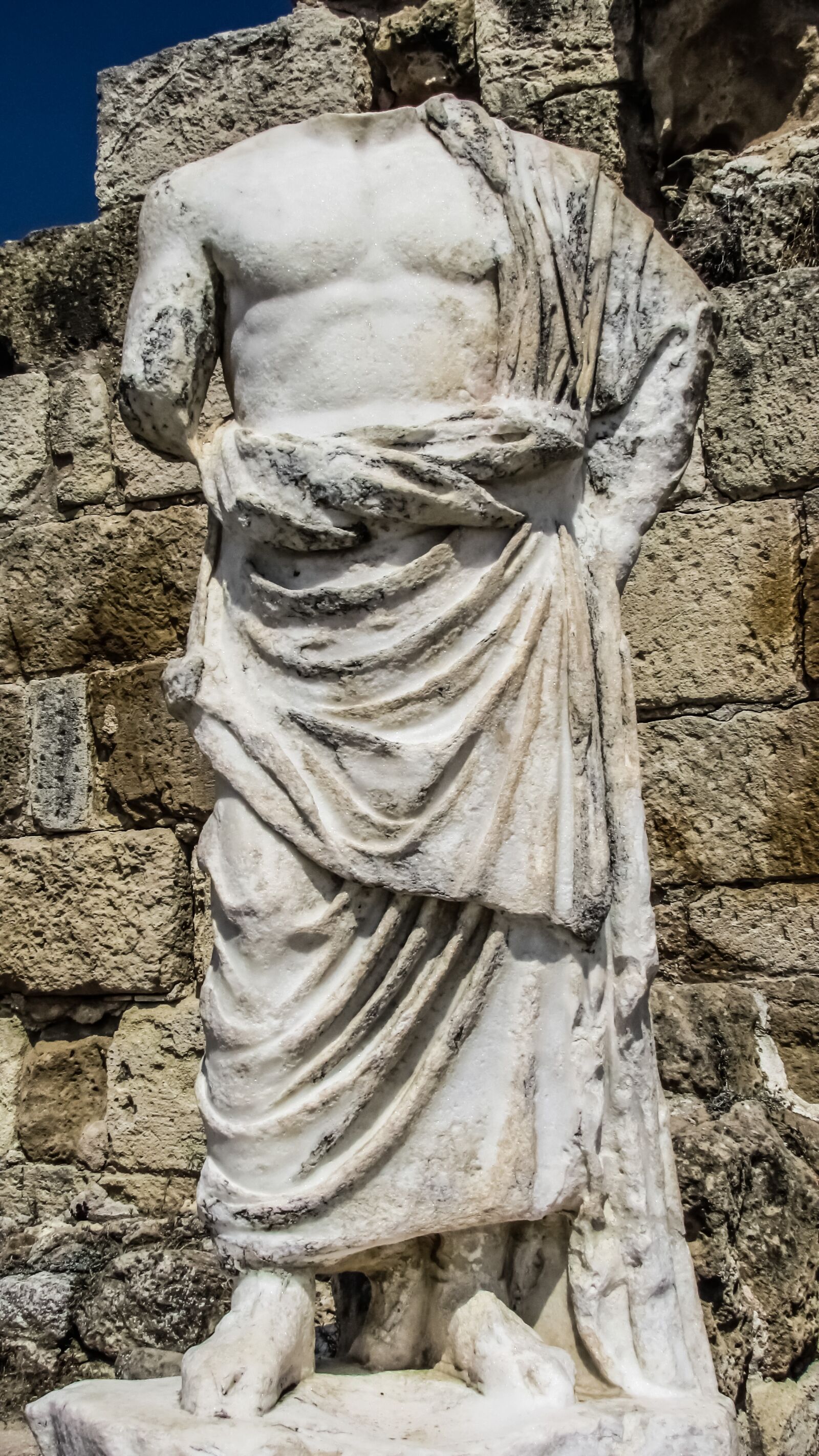 Canon PowerShot SX400 IS sample photo. Cyprus, salamis, statue photography