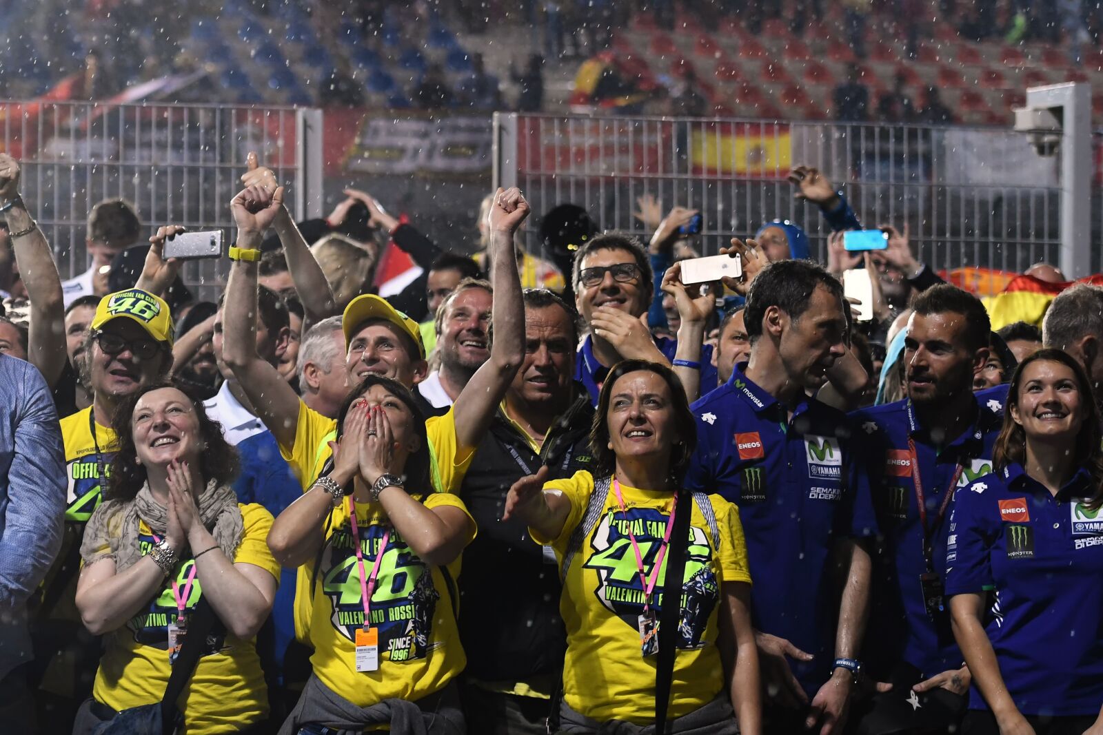 Nikon D500 sample photo. Valentino rossi, fans, qatar photography