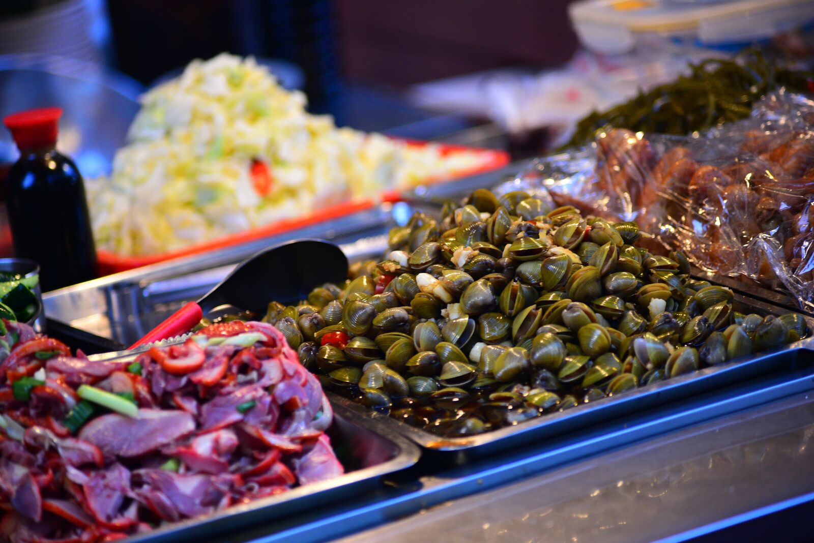 Nikon D750 sample photo. Clams, snack, seafood photography