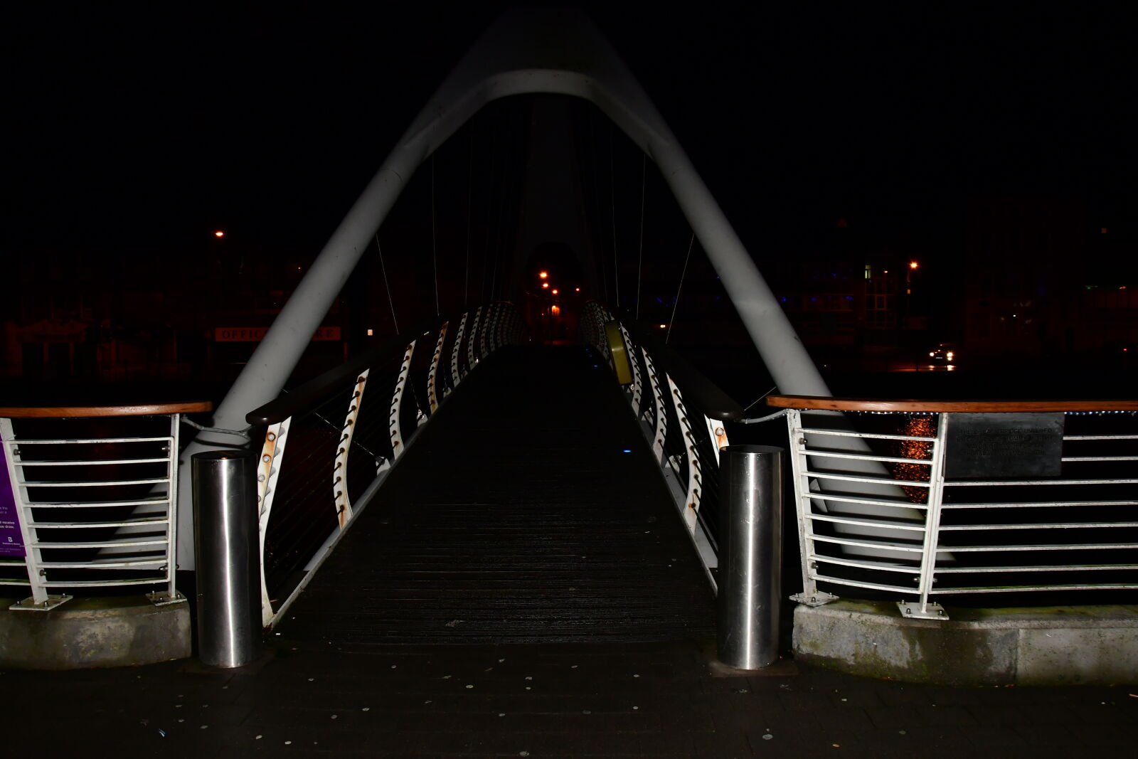 Nikon D500 sample photo. Night, bridge photography