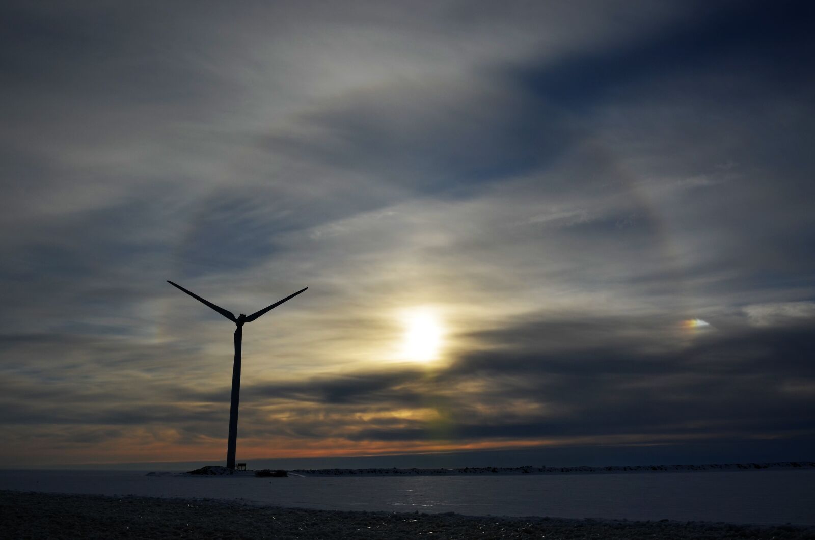 Nikon D5100 sample photo. Sunset, wind, electricity photography