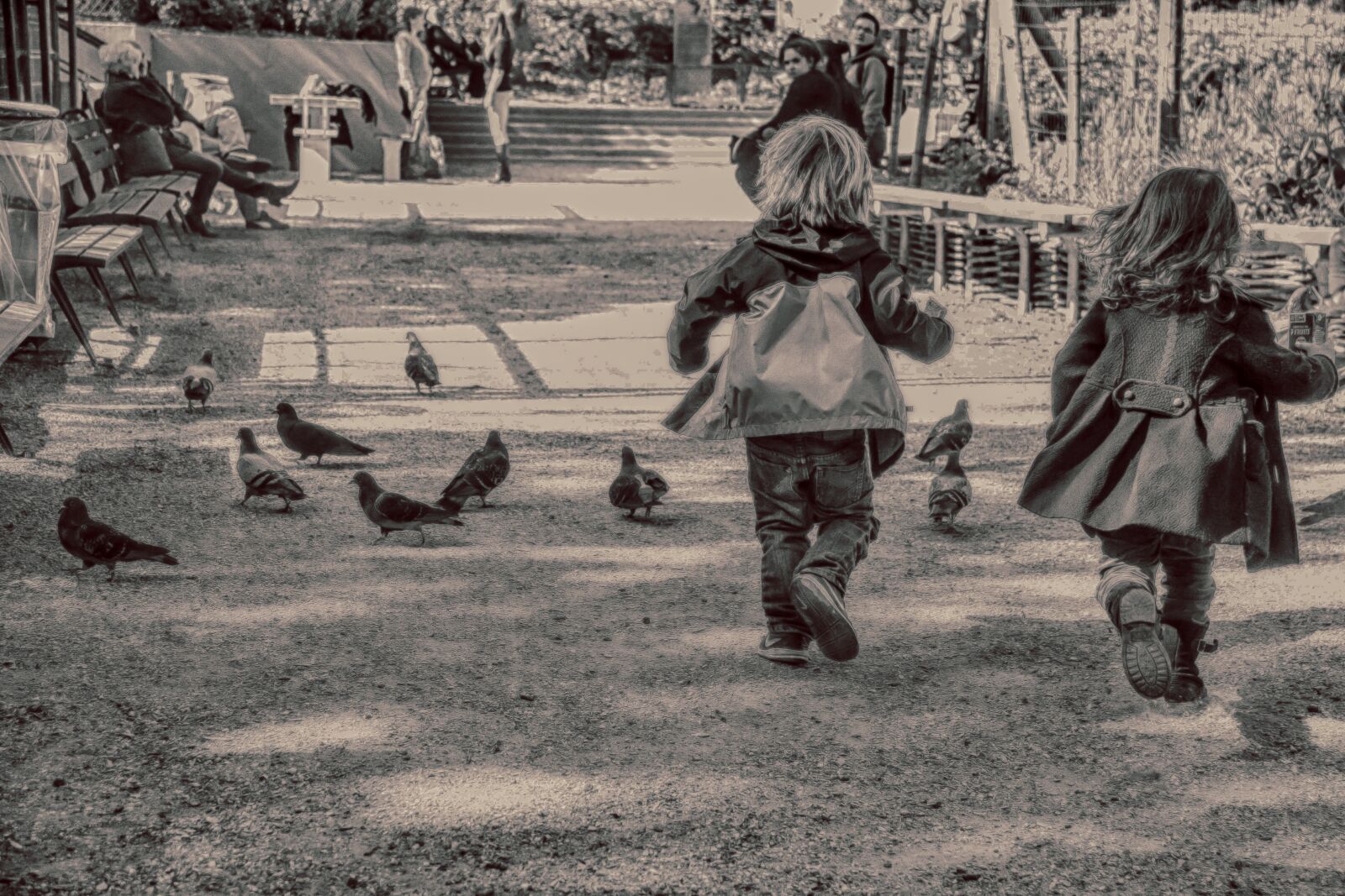 Canon EOS 70D sample photo. Children, movement, park photography