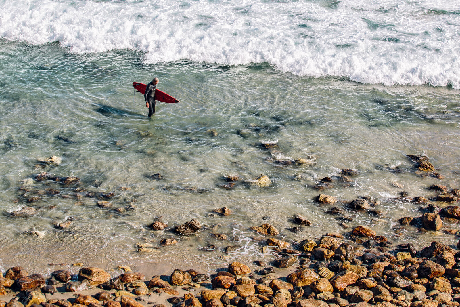 Canon EF 70-200mm F2.8L USM sample photo. Sea, beach, water, wave photography