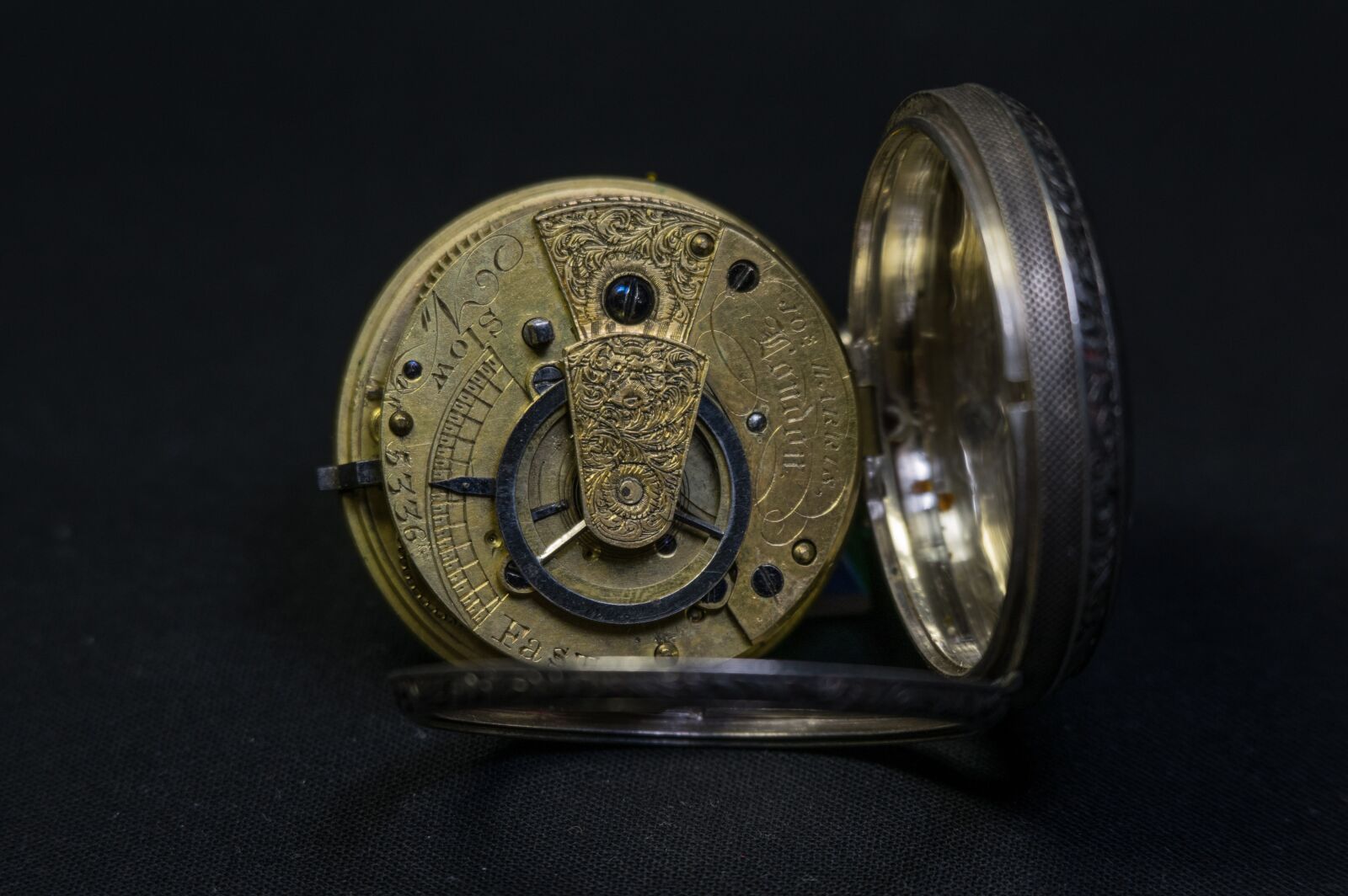 Pentax K-3 sample photo. Movement, pocket watch, brass photography