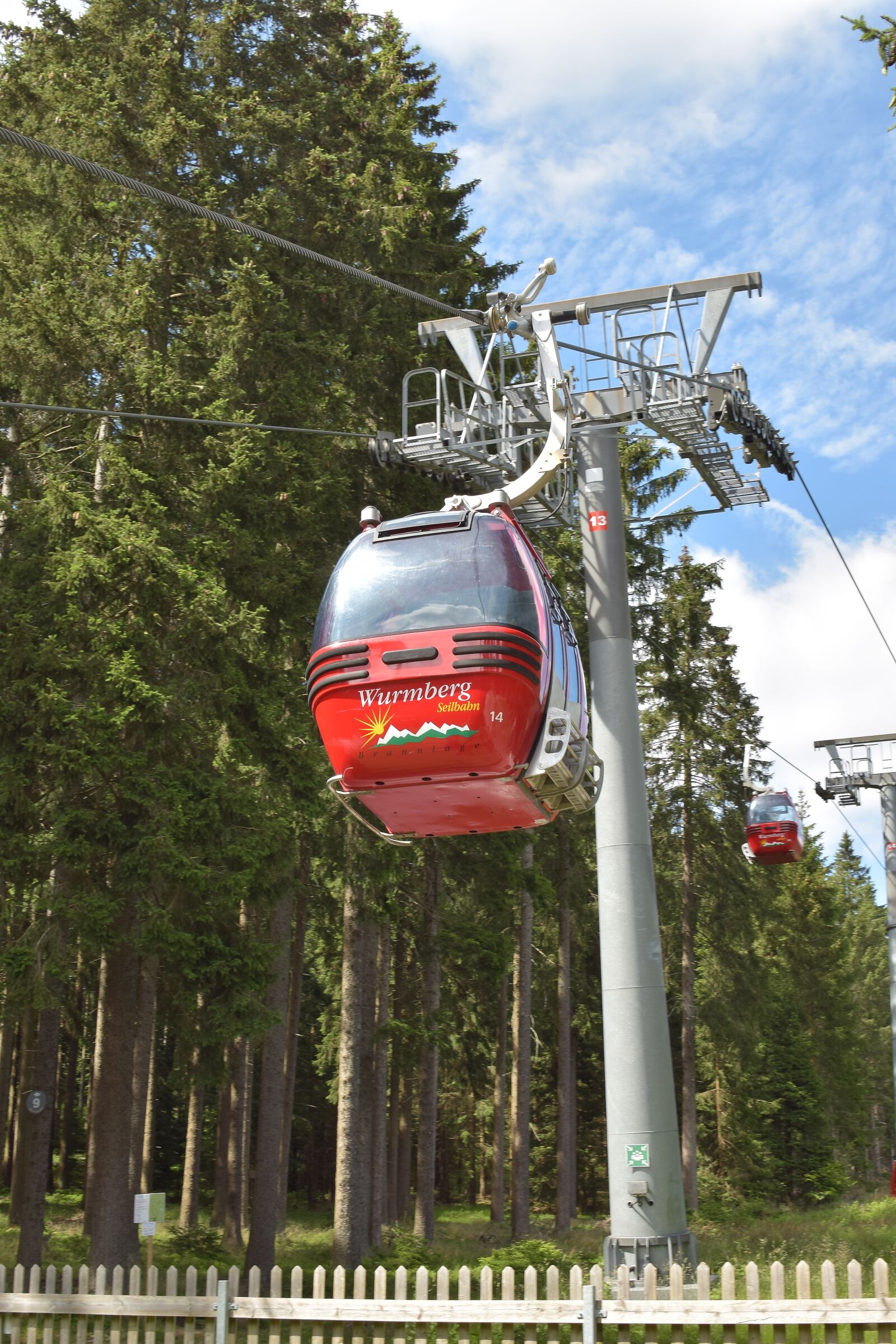 Nikon D5300 sample photo. Cabin, cable car, mountains photography