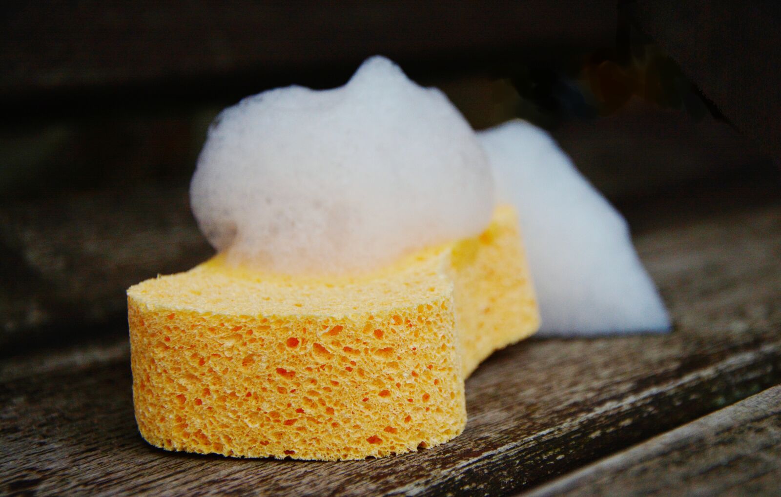 Nikon D5200 sample photo. Sponge, foam, clean photography