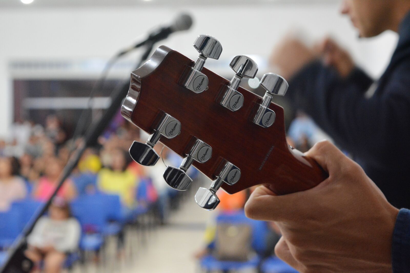 Nikon D5200 sample photo. Guitar, hands, music photography