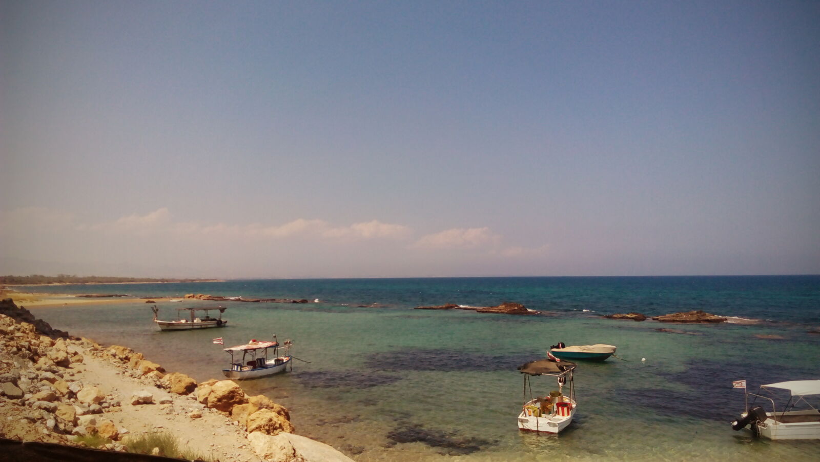 Lenovo P70-A sample photo. Beach, boats, cyprus, famagusta photography