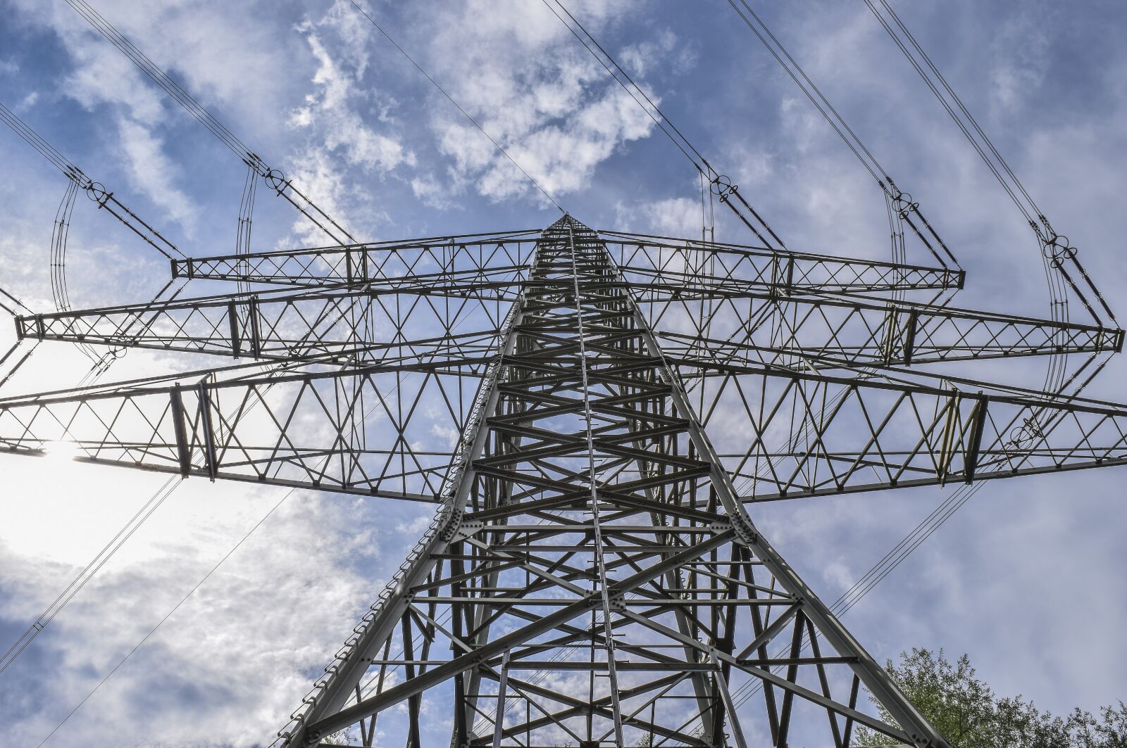 Nikon D3300 sample photo. Strommast, current, energy photography