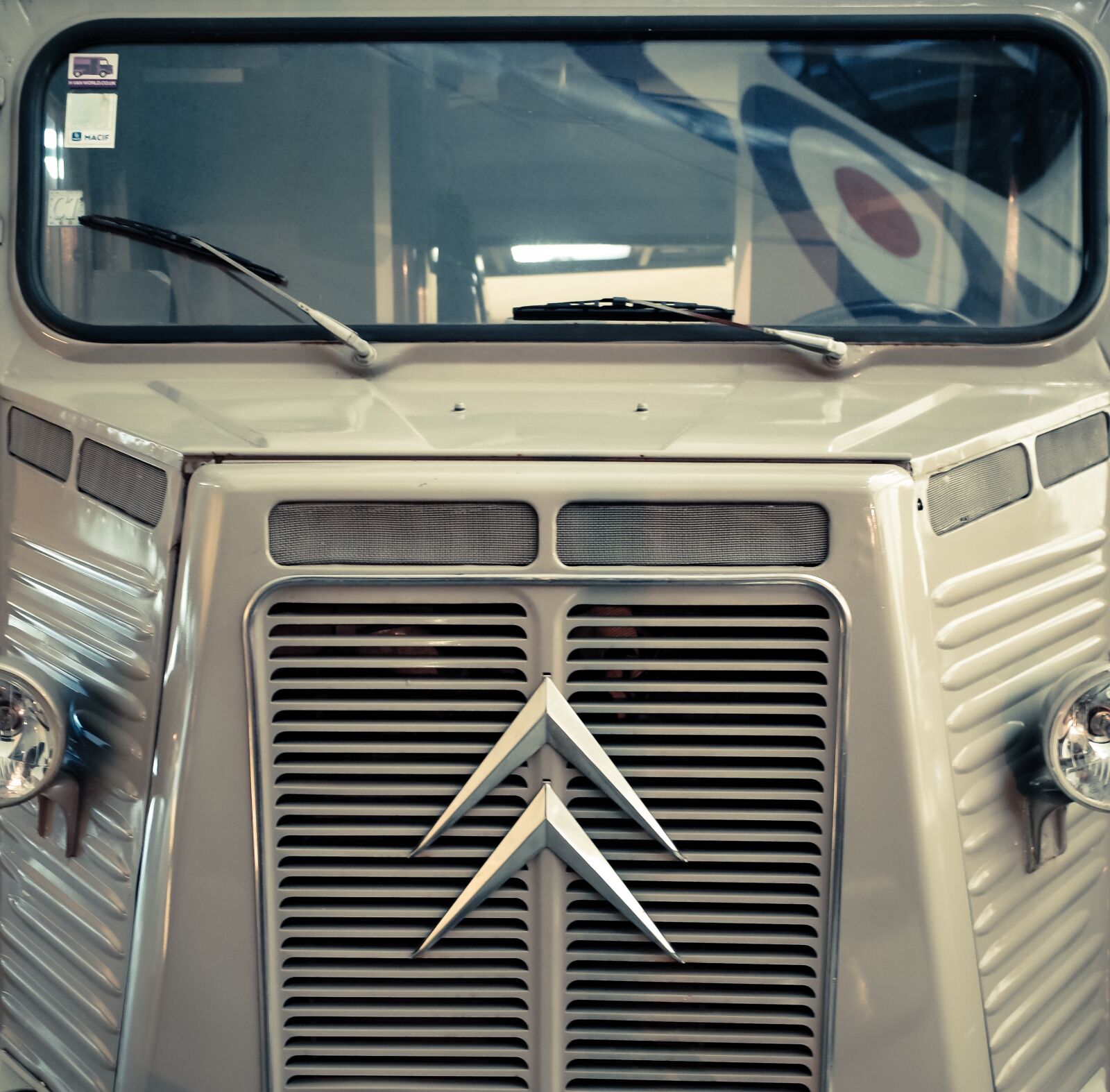Ricoh GR + GR Lens sample photo. Raf, classic car, museum photography