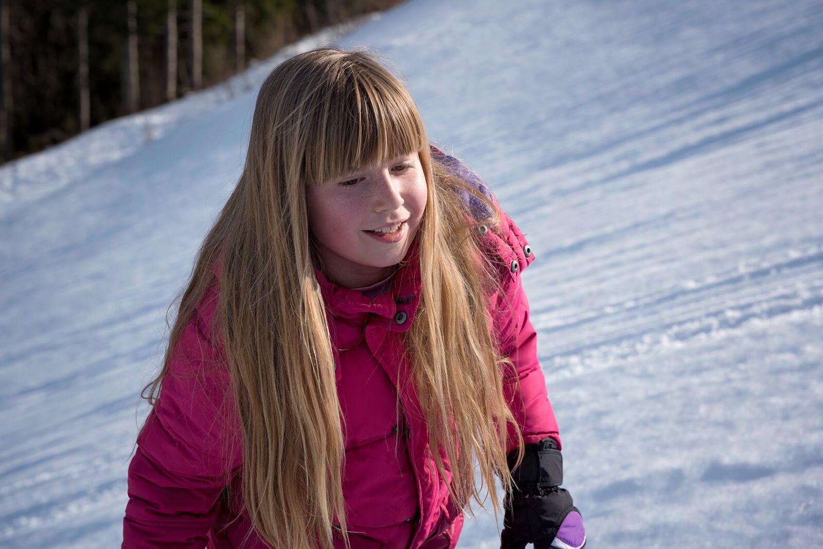 Nikon D750 sample photo. Girl, blond, long hair photography