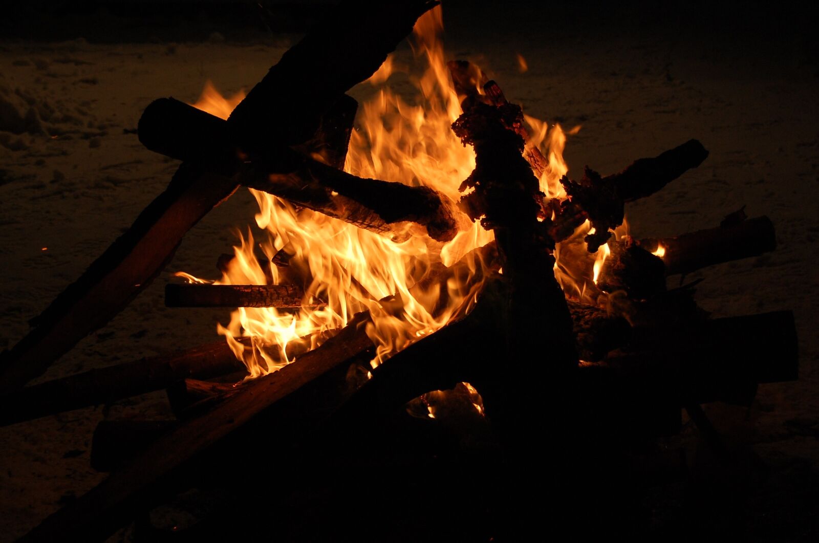 Nikon D40 sample photo. Flare-up, heat, joy fire photography