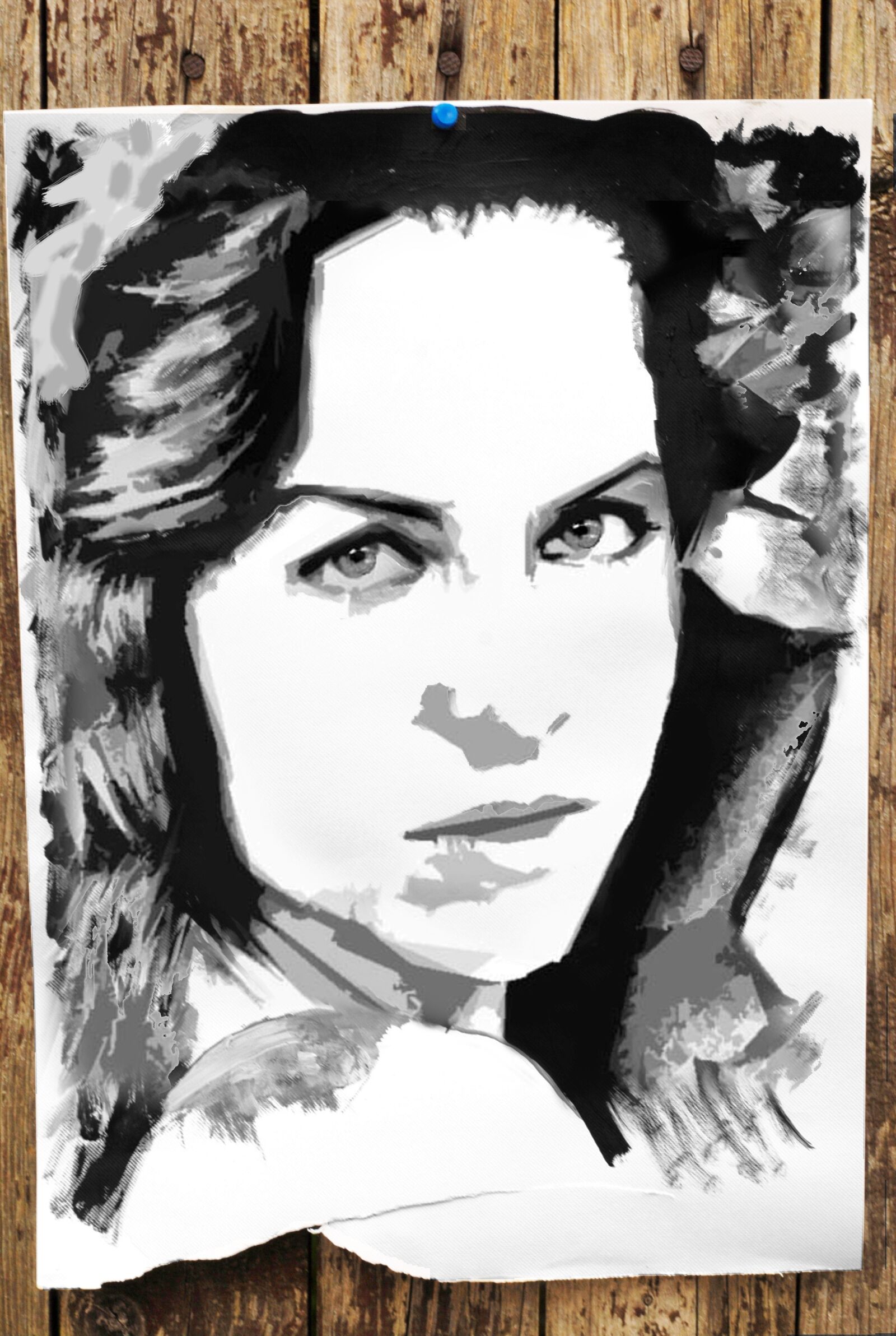 Nikon D200 sample photo. Portrait, woman, drawing photography
