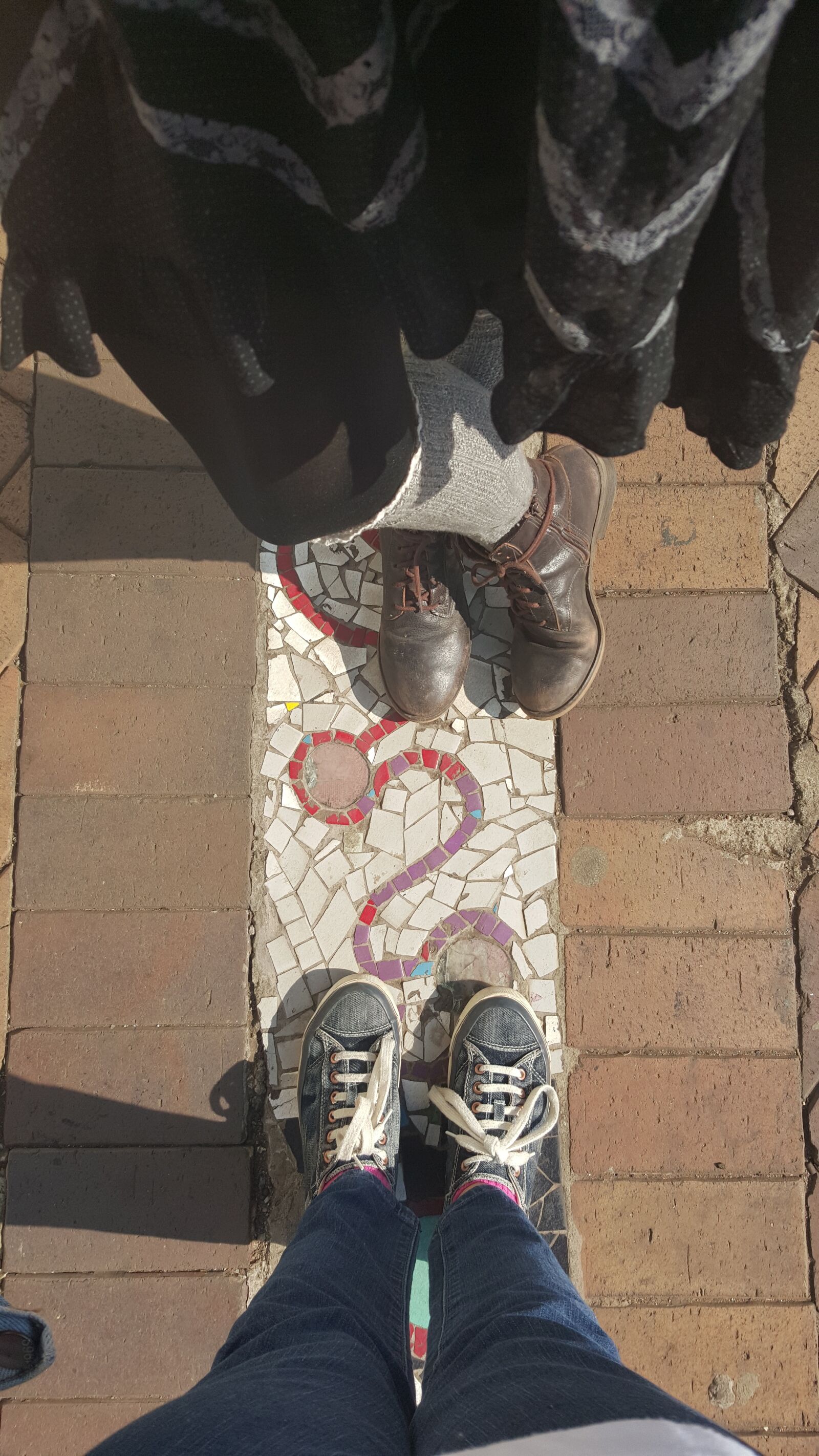 Samsung GALAXY S6 edge sample photo. Urban, mosaic, walk photography