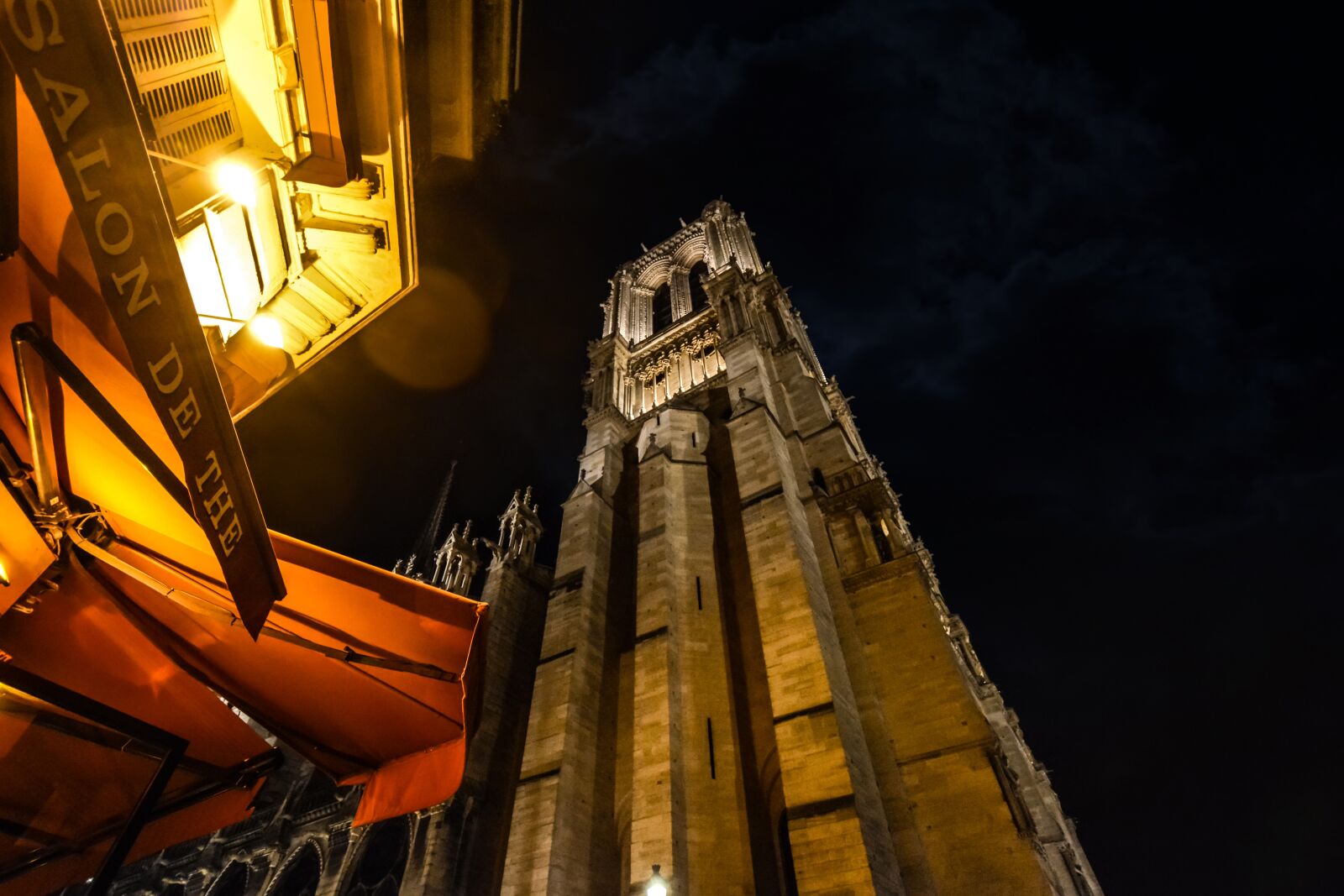 Nikon D5200 sample photo. Night, paris, notre dame photography