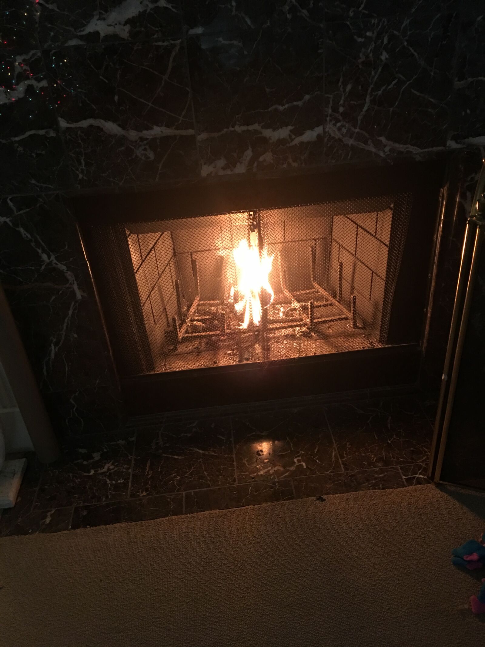 iPhone 6s Plus back camera 4.15mm f/2.2 sample photo. Fire, fireplace, flames photography