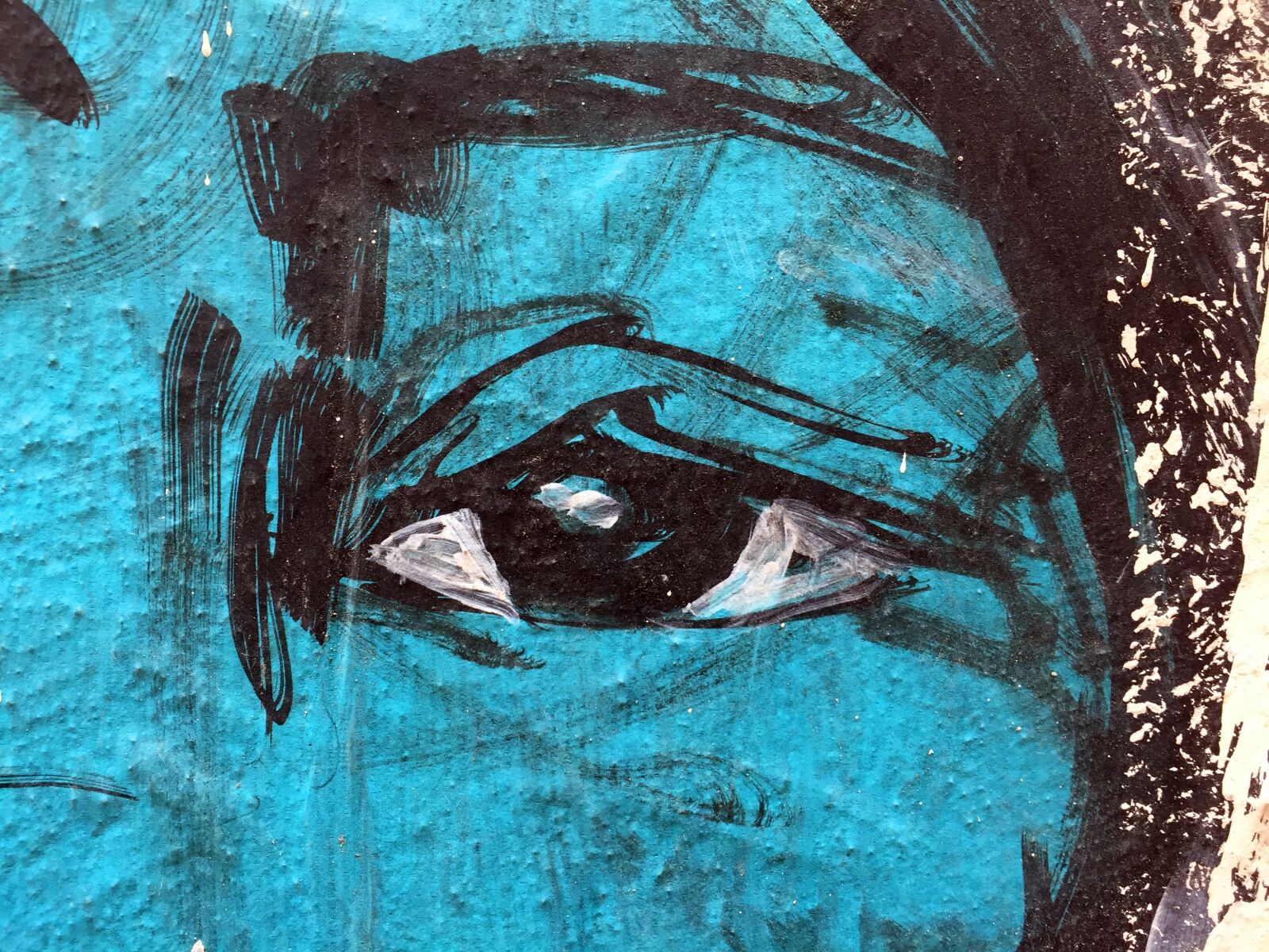 iPhone 6 back camera 4.15mm f/2.2 sample photo. Graffiti, eye, face photography
