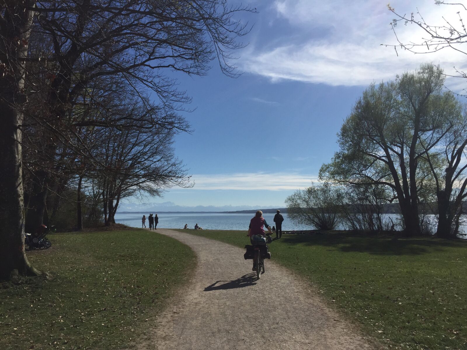iPhone 6 back camera 4.15mm f/2.2 sample photo. Starnberger see, spring, alpine photography