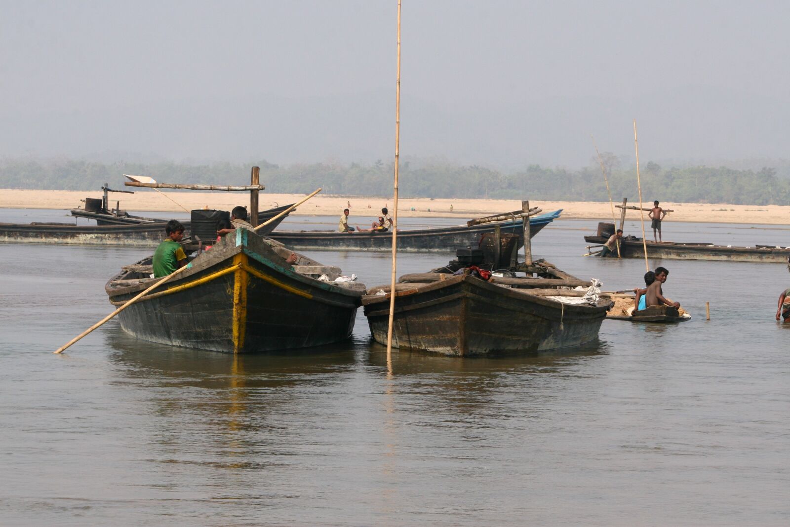 Canon EOS 30D sample photo. Boat on river, asad photography