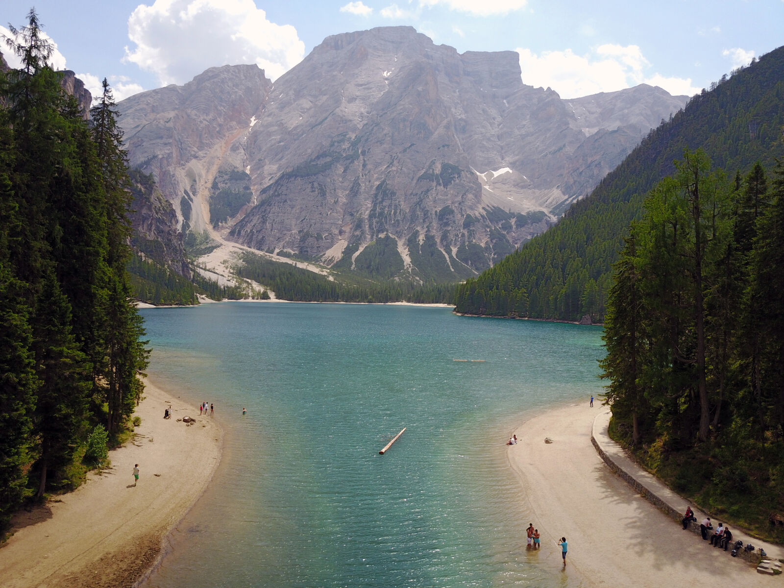 DJI FC220 sample photo. Aerial, braies, dolomites, dolomiti photography